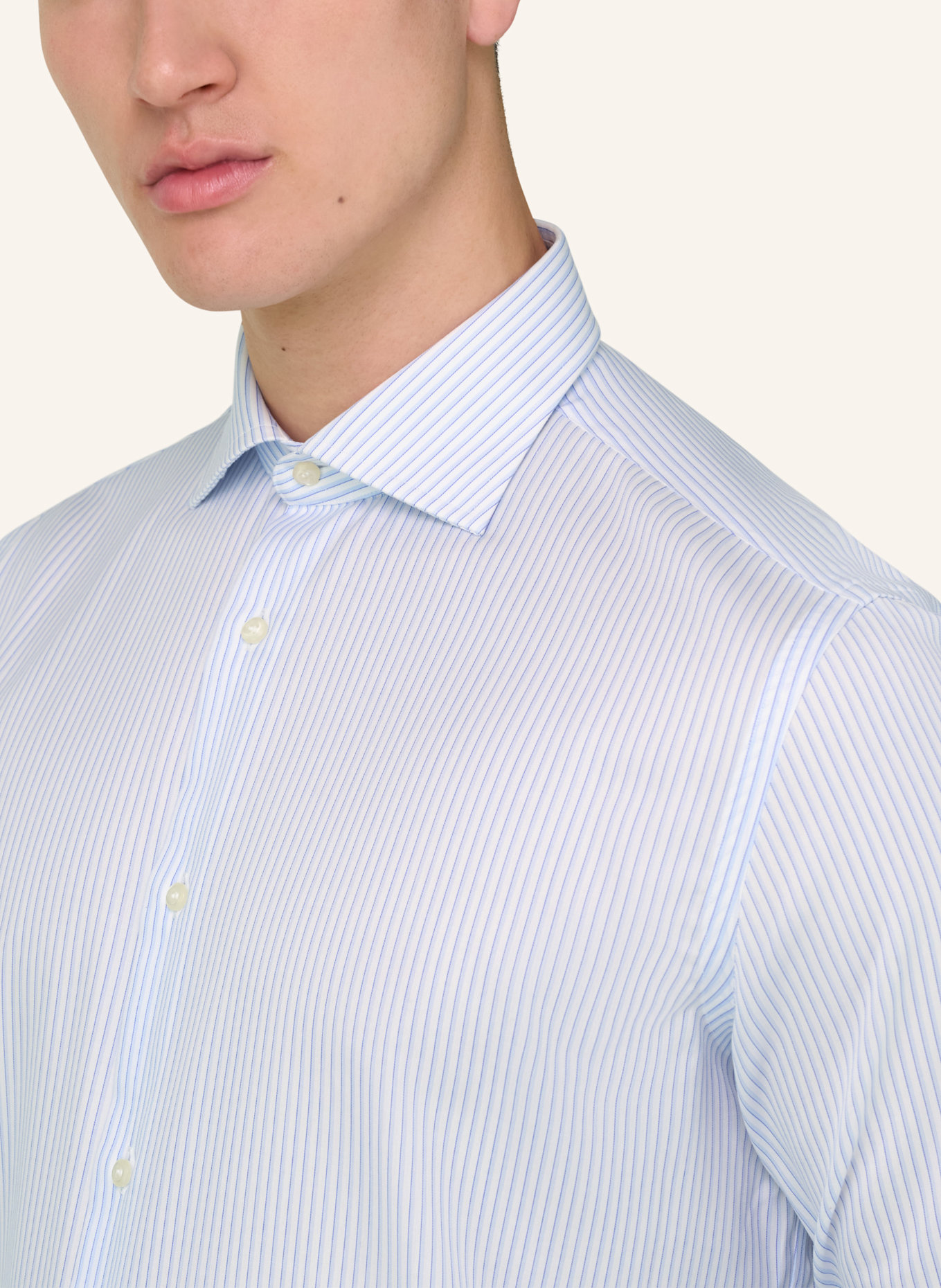 BOGGI MILANO Hemd: HELLBLAU