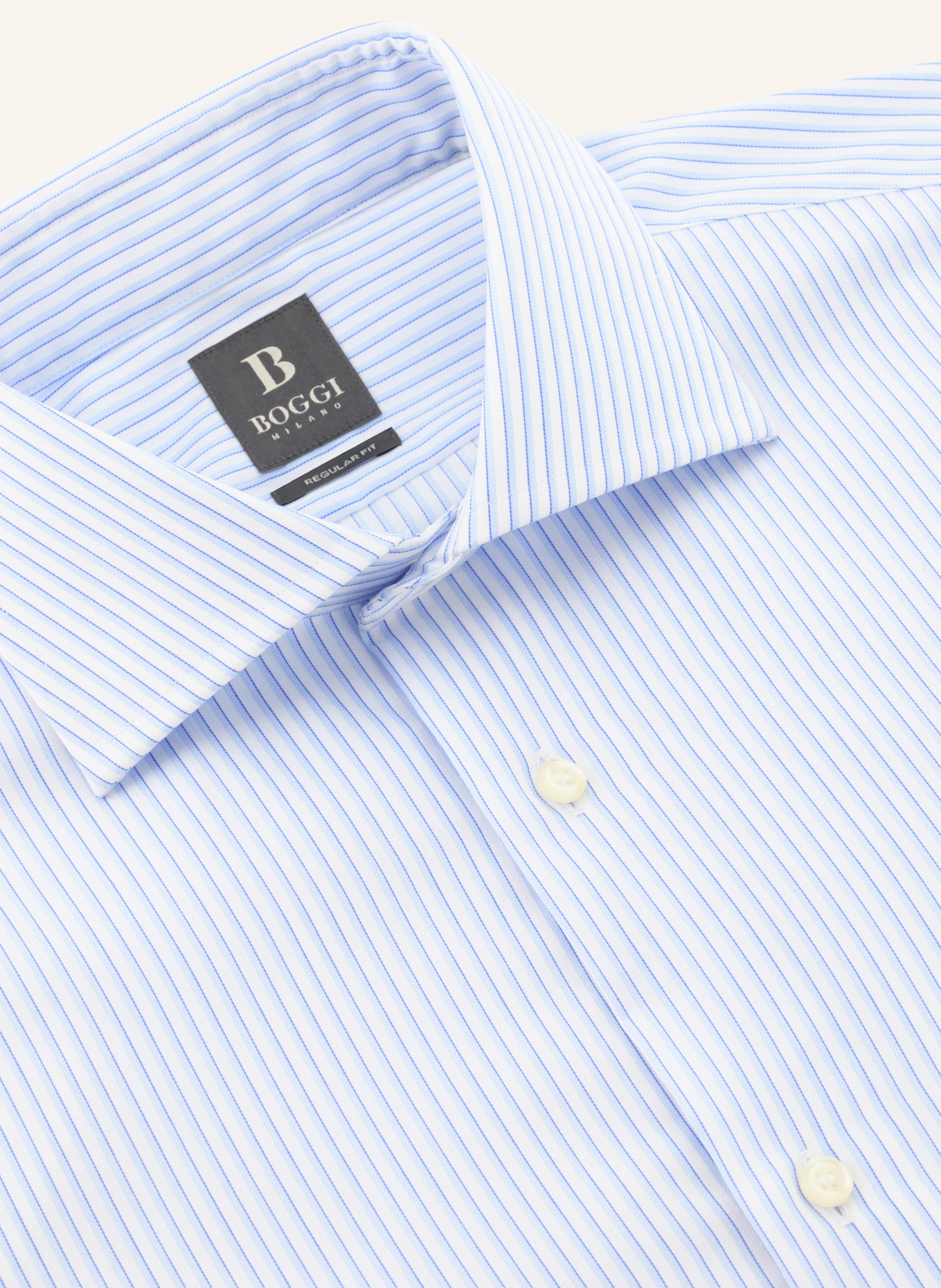 BOGGI MILANO Hemd: HELLBLAU