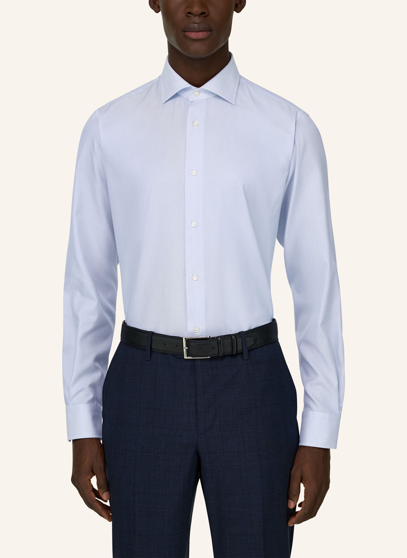 BOGGI MILANO Hemd: HELLBLAU