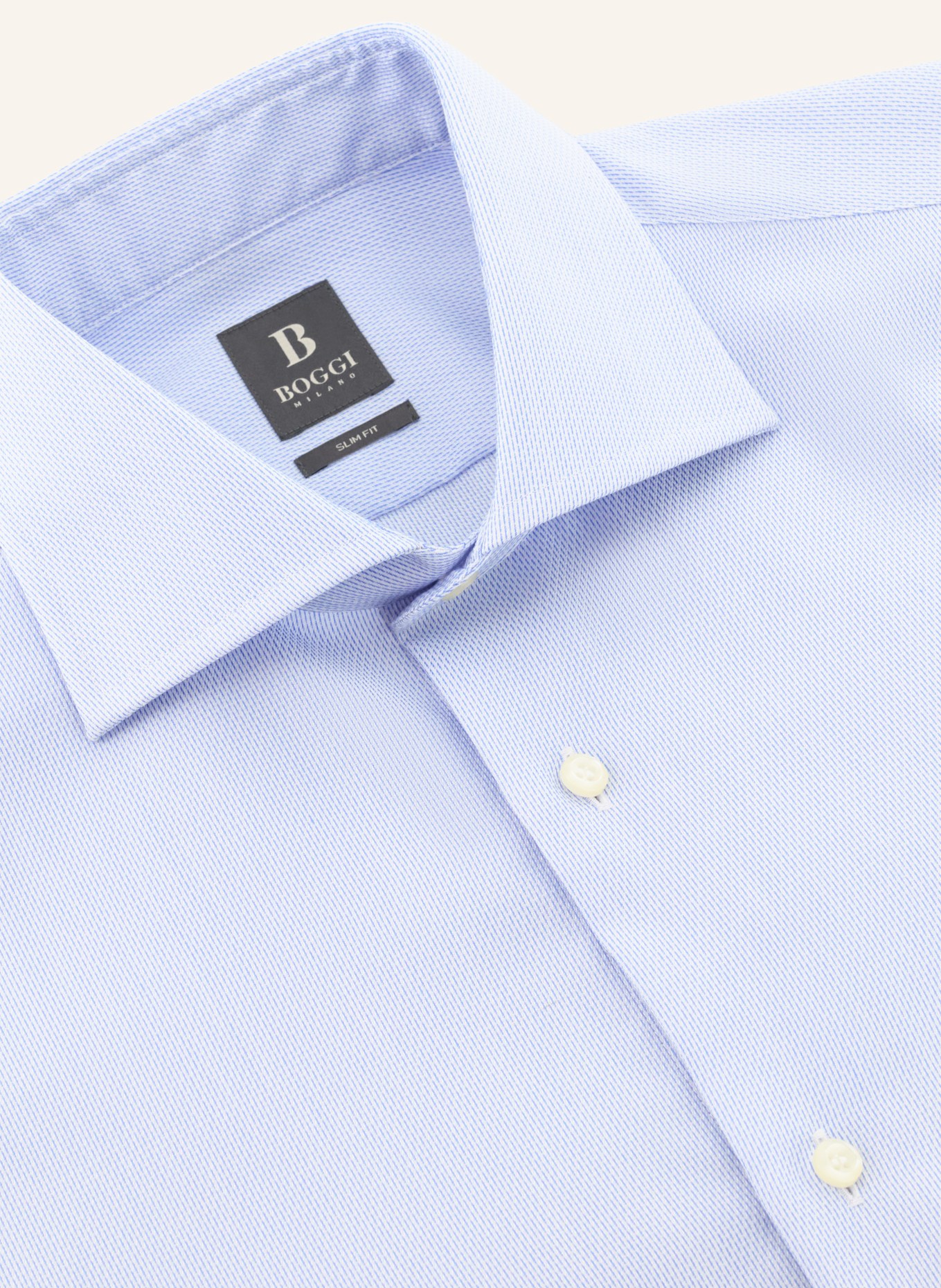 BOGGI MILANO Hemd: HELLBLAU