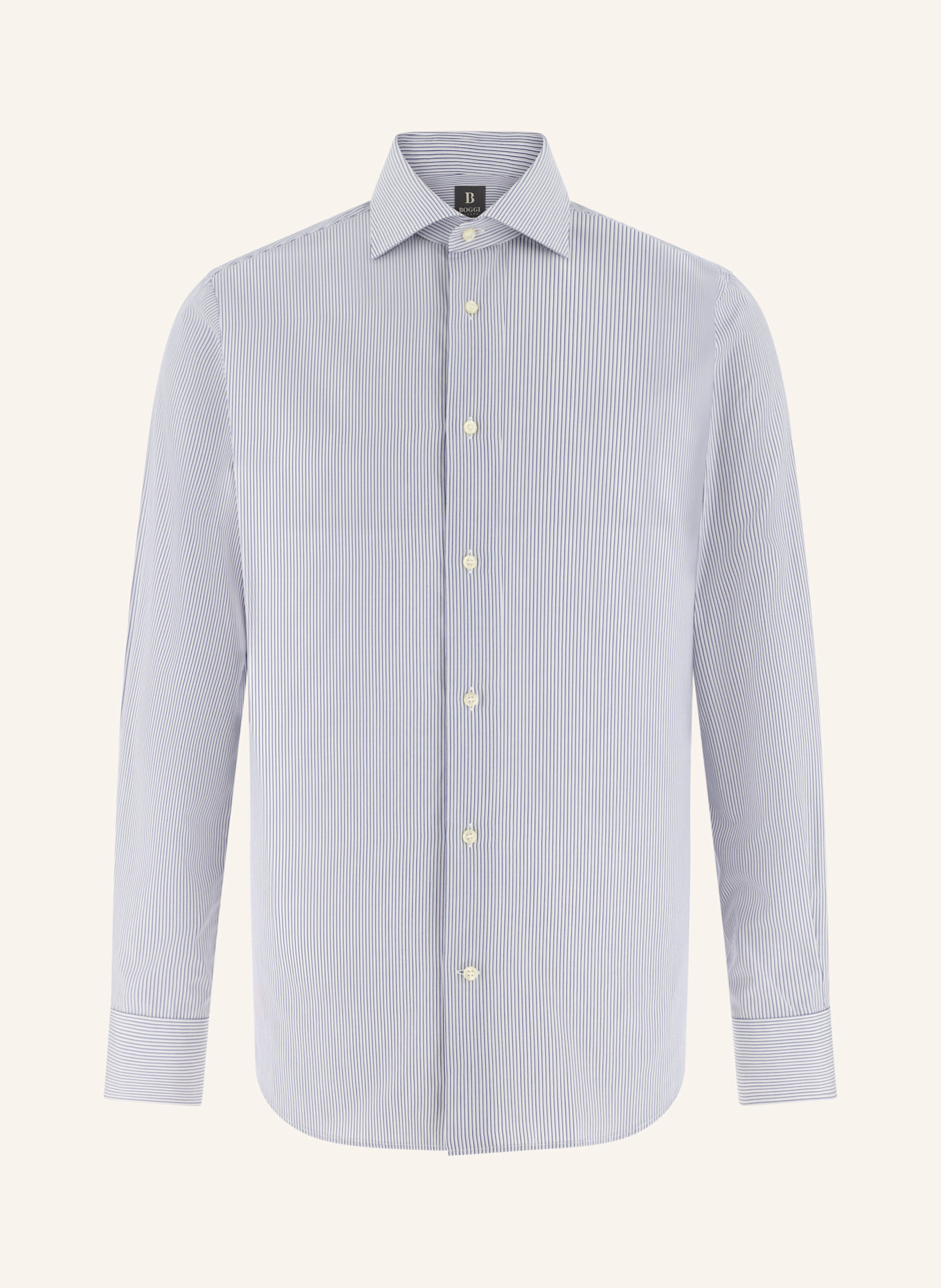 BOGGI MILANO Hemd: DUNKELBLAU