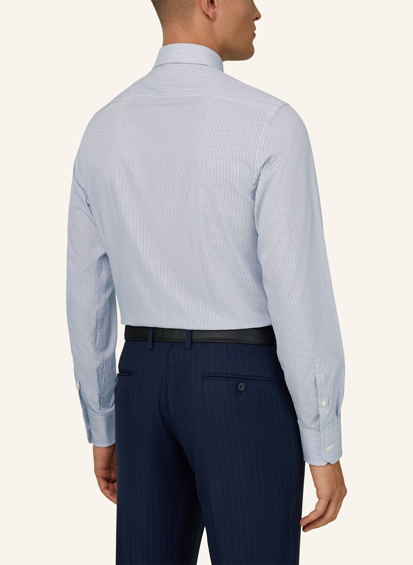 BOGGI MILANO Hemd: DUNKELBLAU