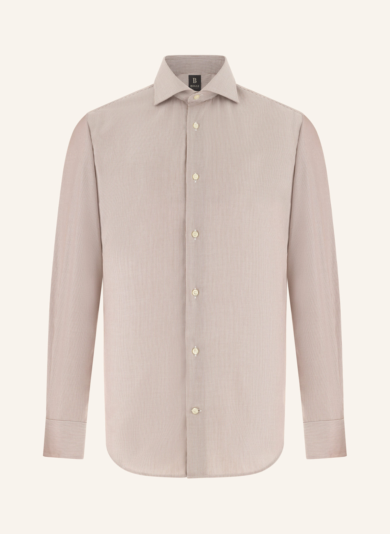 BOGGI MILANO Hemd: BEIGE