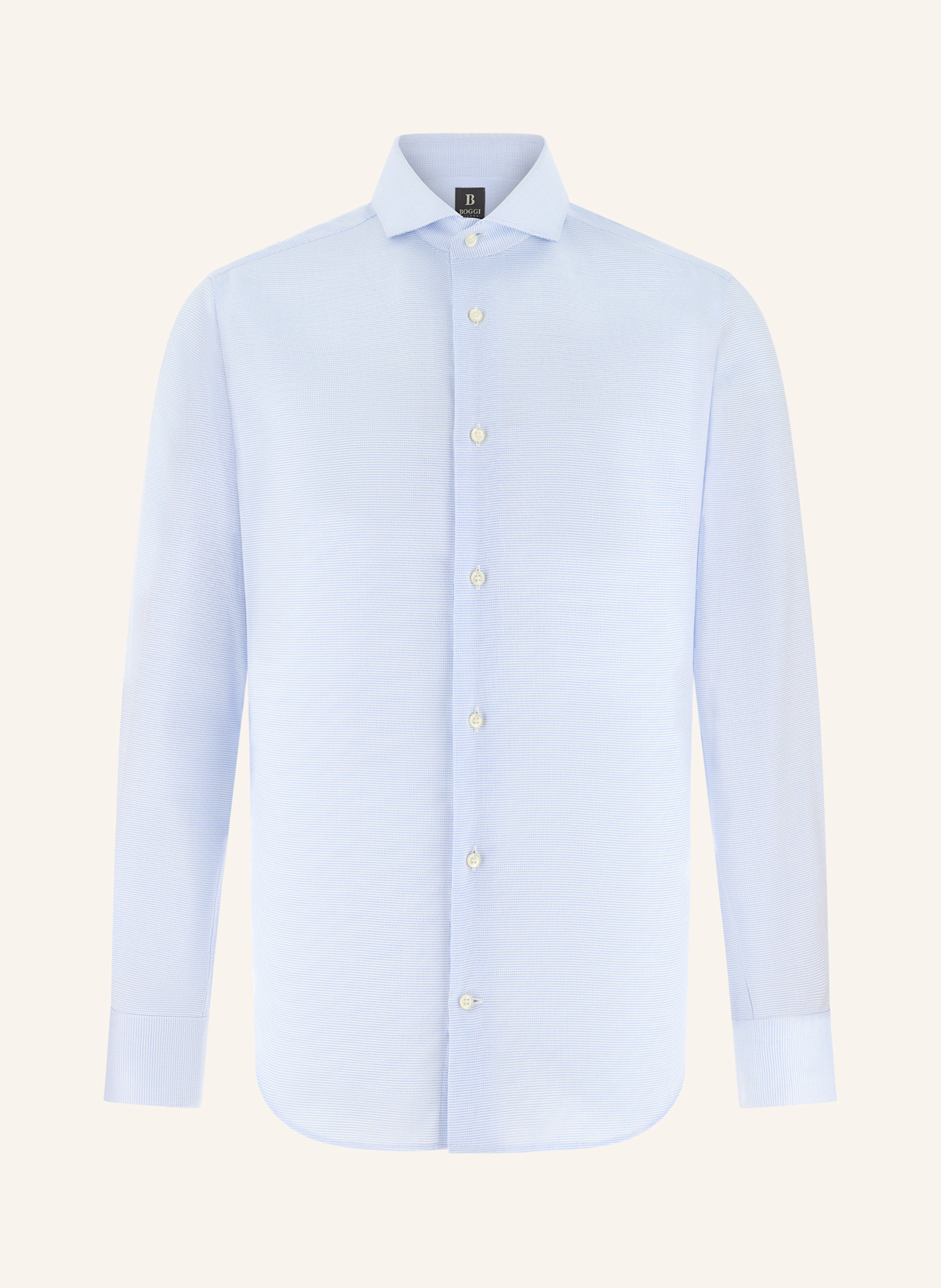 BOGGI MILANO Hemd: HELLBLAU