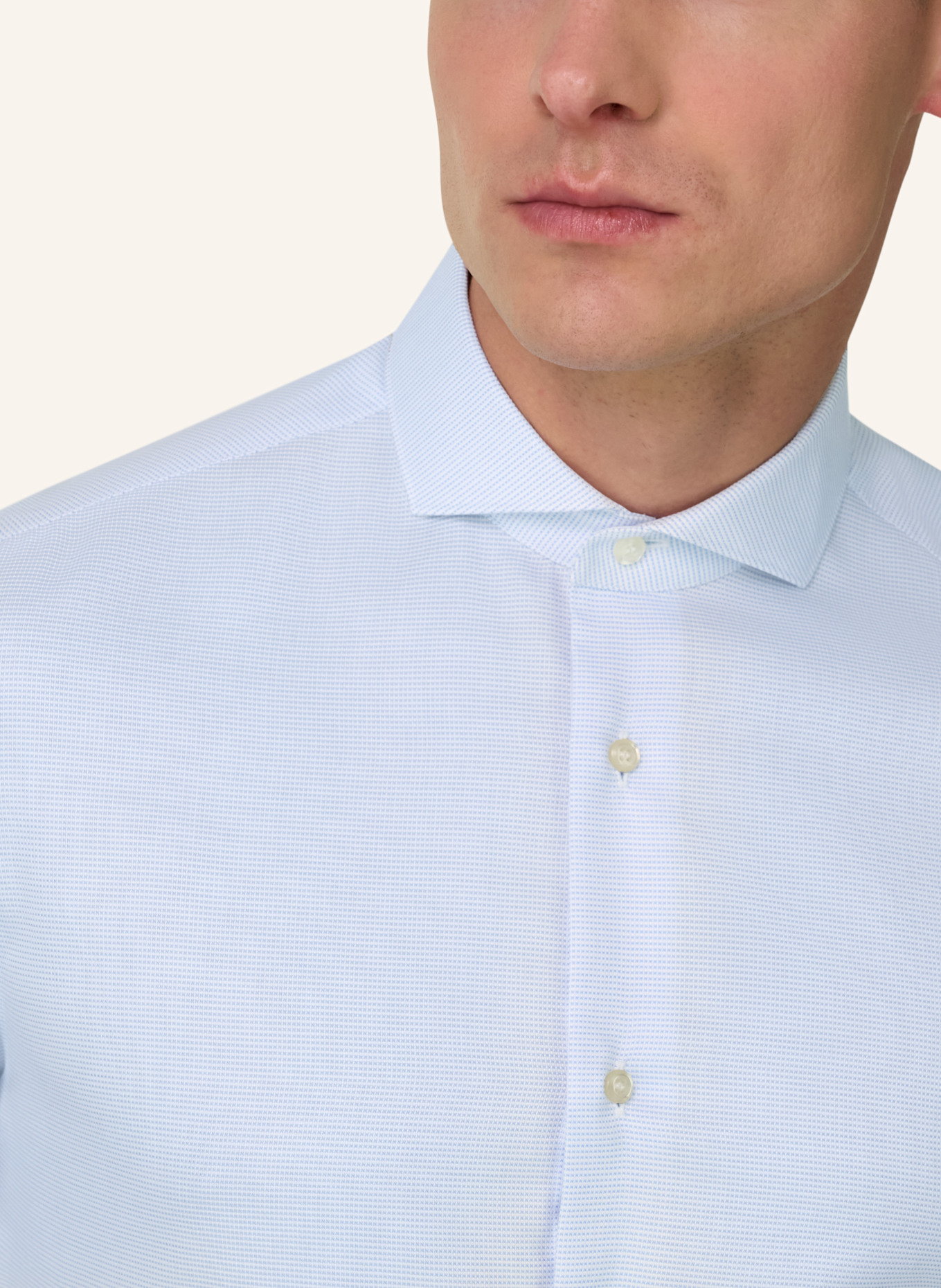 BOGGI MILANO Hemd: HELLBLAU