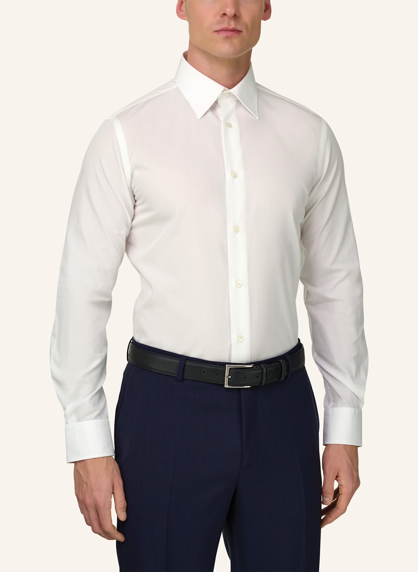 BOGGI MILANO Hemd: WEISS