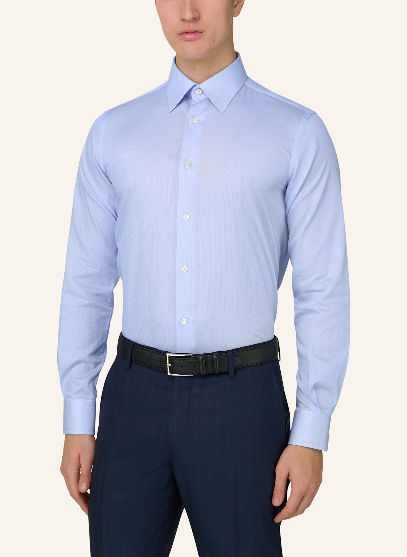 BOGGI MILANO Hemd: HELLBLAU