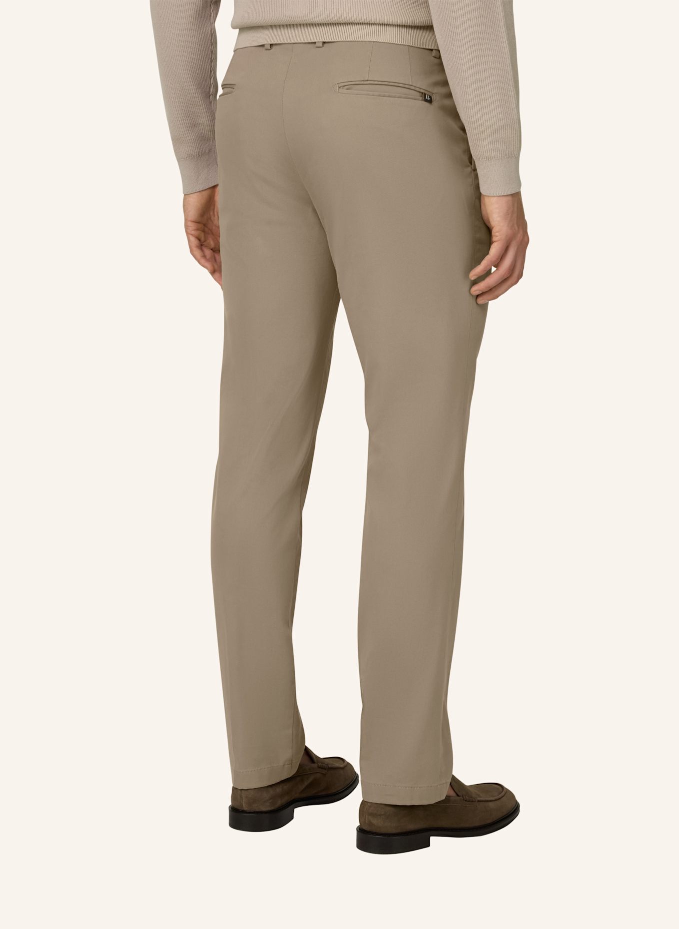 BOGGI MILANO Cordhose: GRAU
