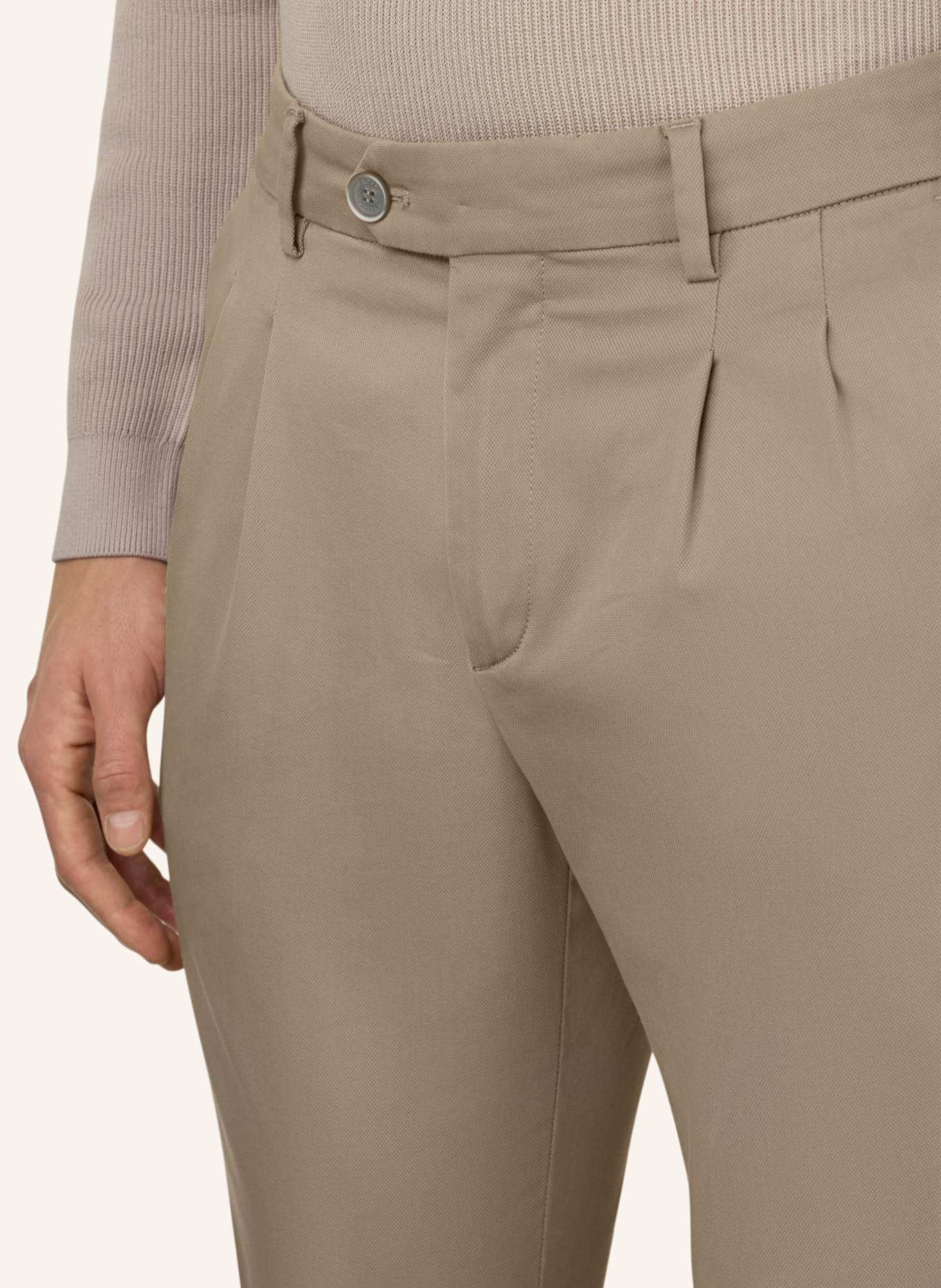 BOGGI MILANO Cordhose: GRAU