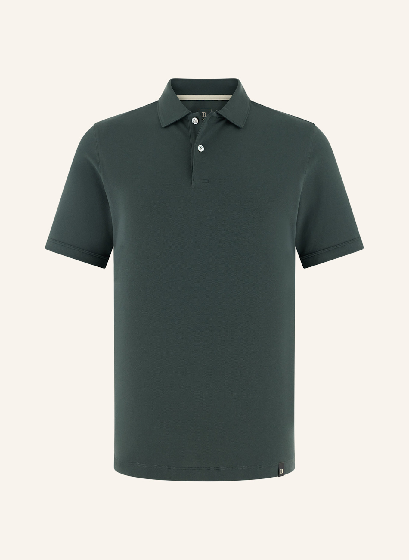 BOGGI MILANO Piqué-Poloshirt: GRÜN