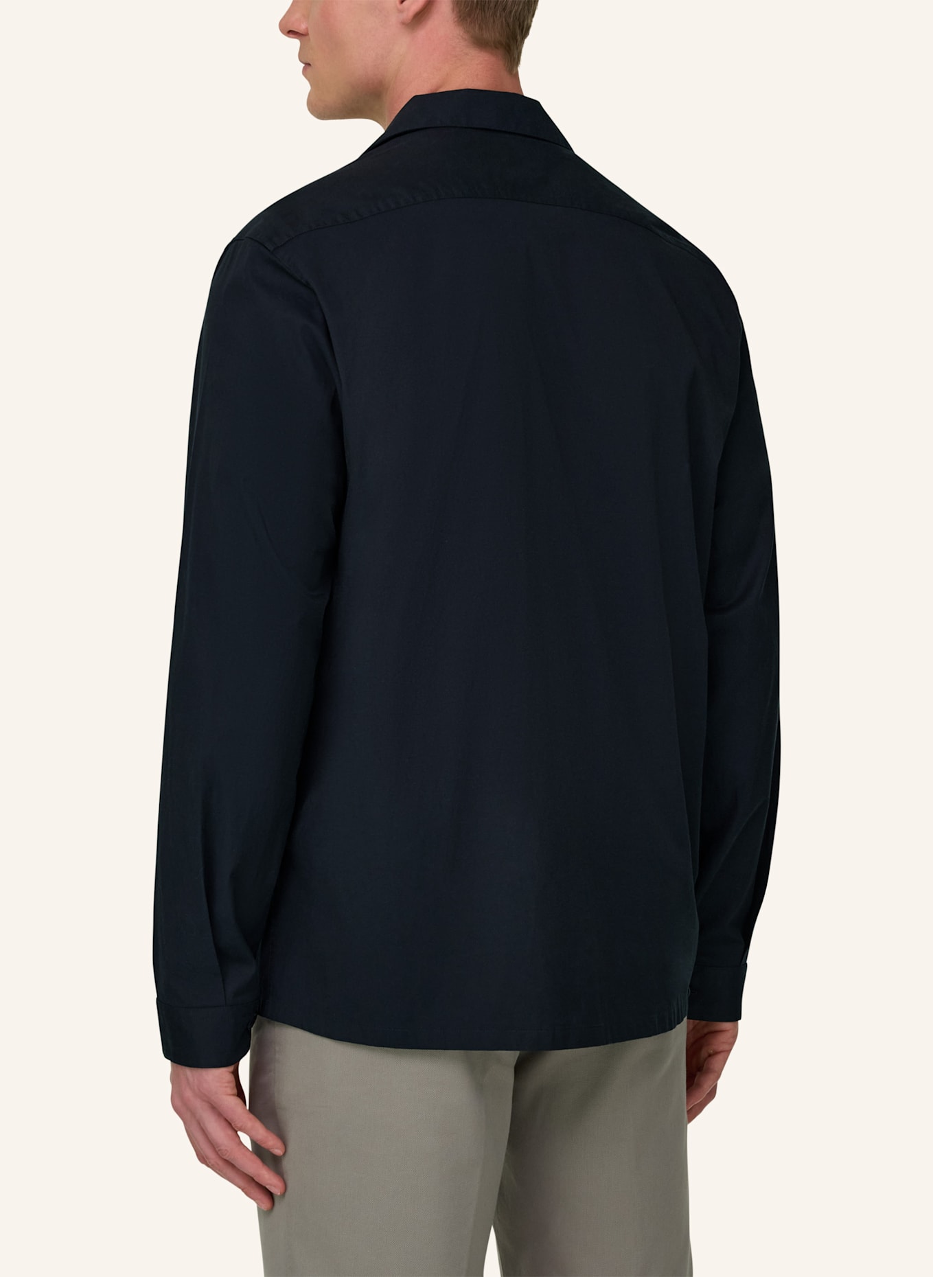 BOGGI MILANO Overshirt: BLAU