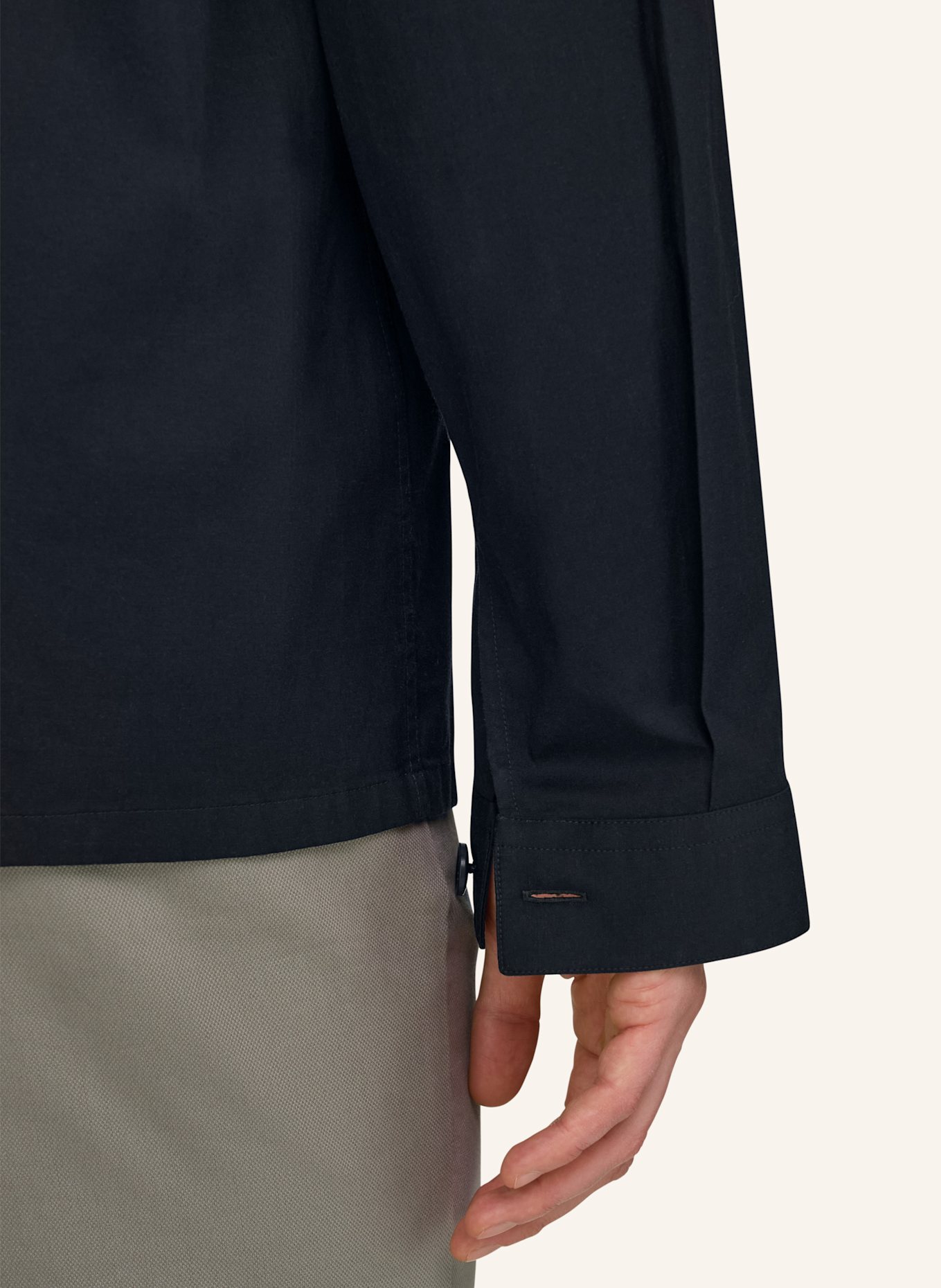 BOGGI MILANO Overshirt: BLAU