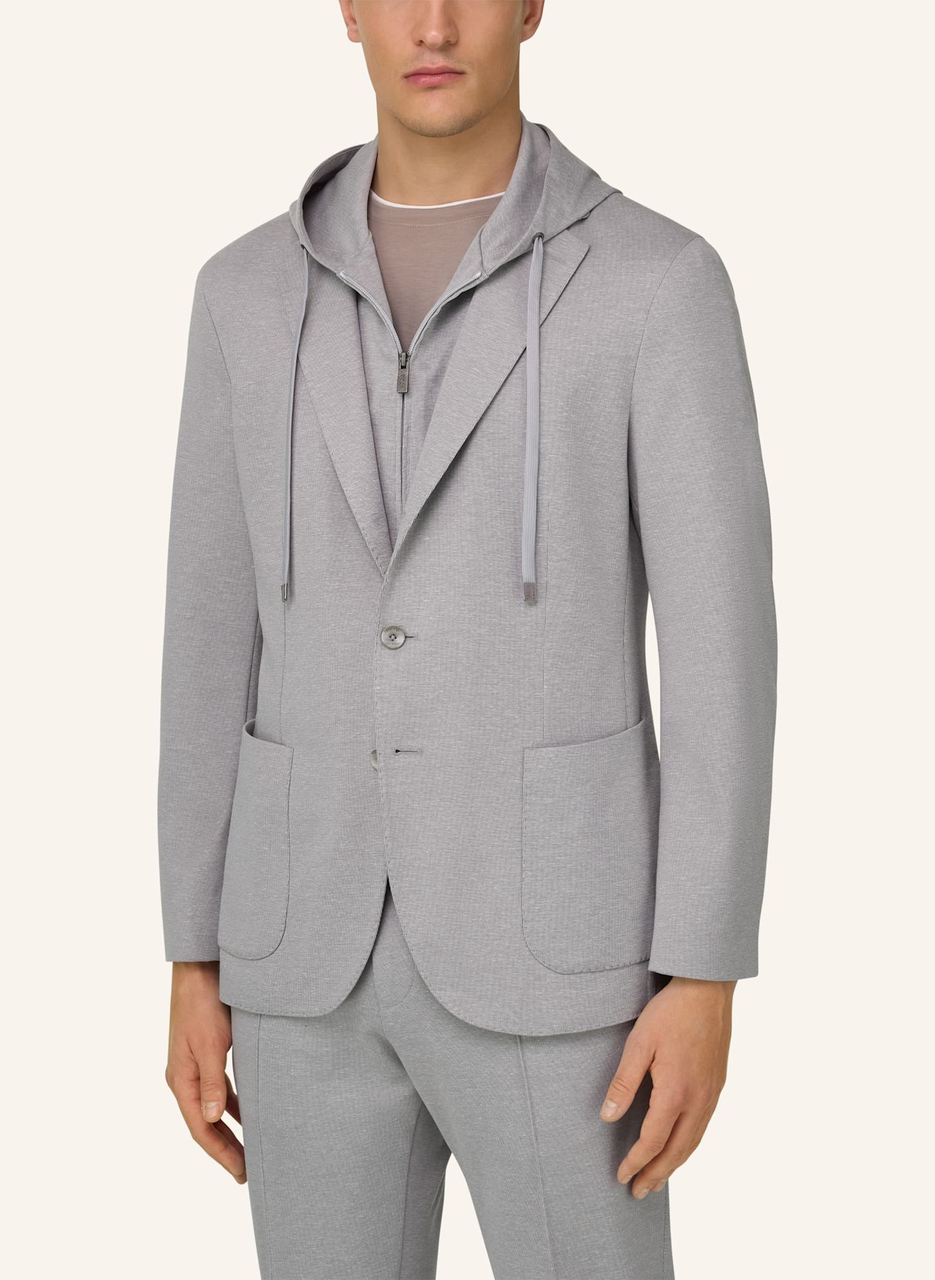 BOGGI MILANO Sweat-Sakko: HELLGRAU