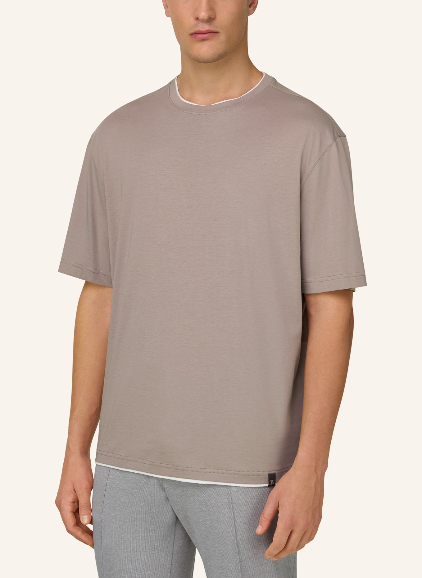 BOGGI MILANO T-Shirt: GRAU