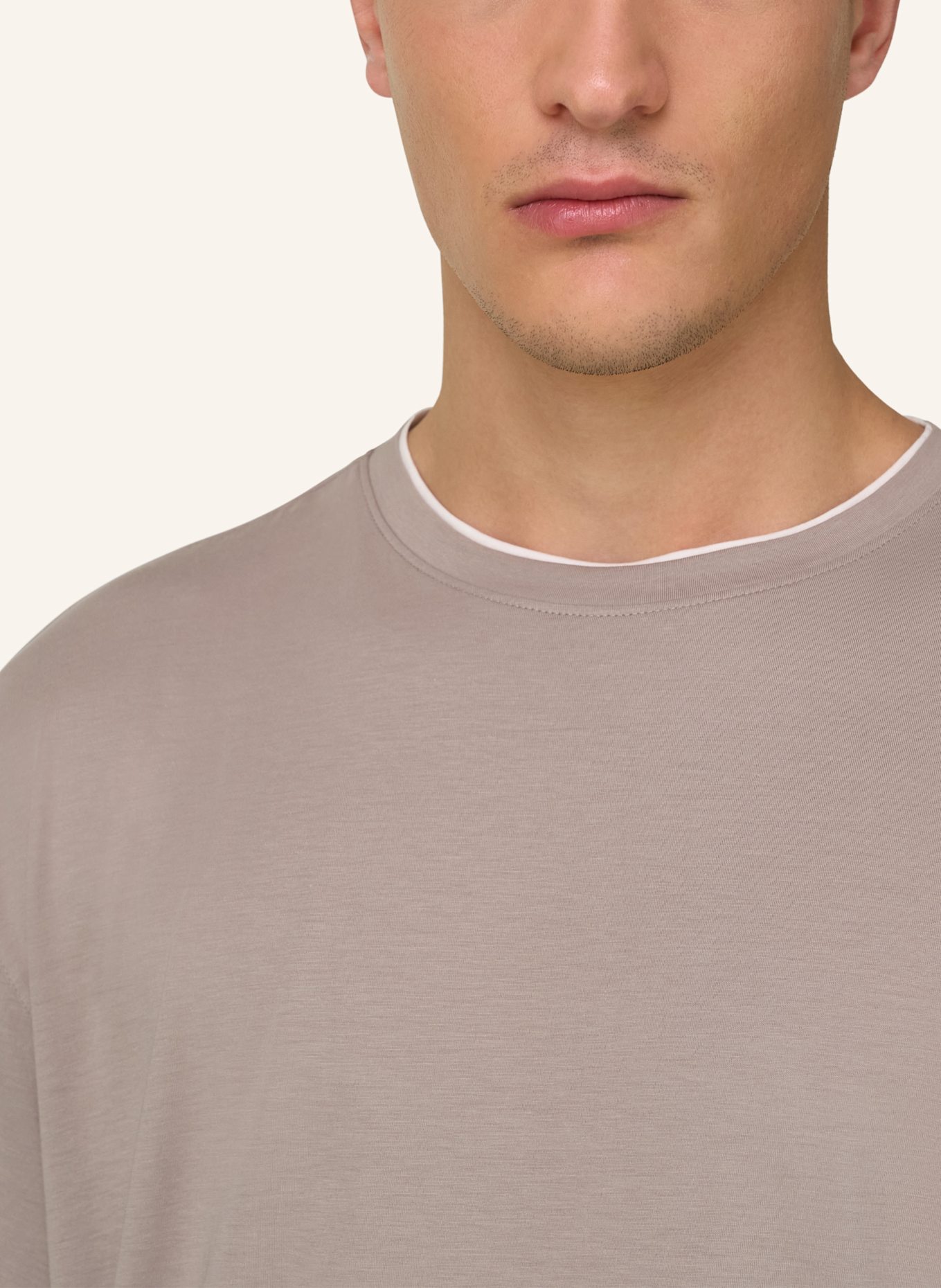 BOGGI MILANO T-Shirt: GRAU
