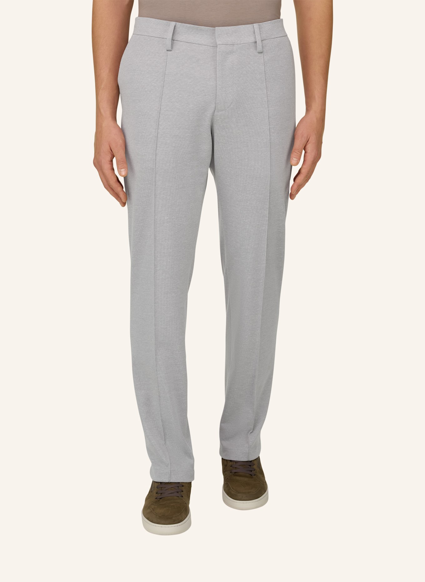 BOGGI MILANO Cordhose: GRAU