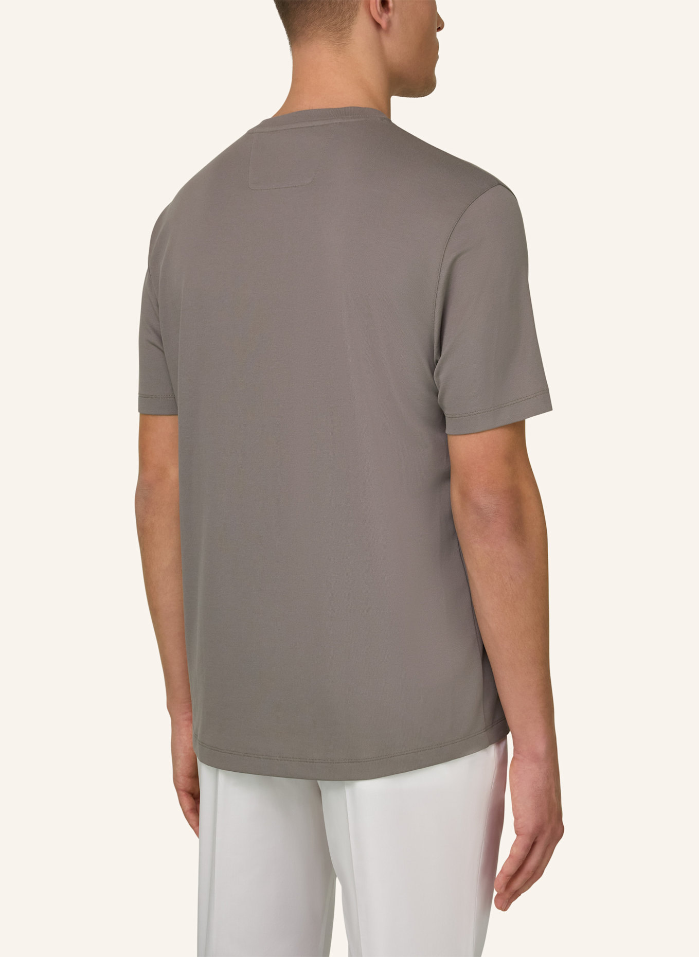 BOGGI MILANO T-Shirt: BRAUN