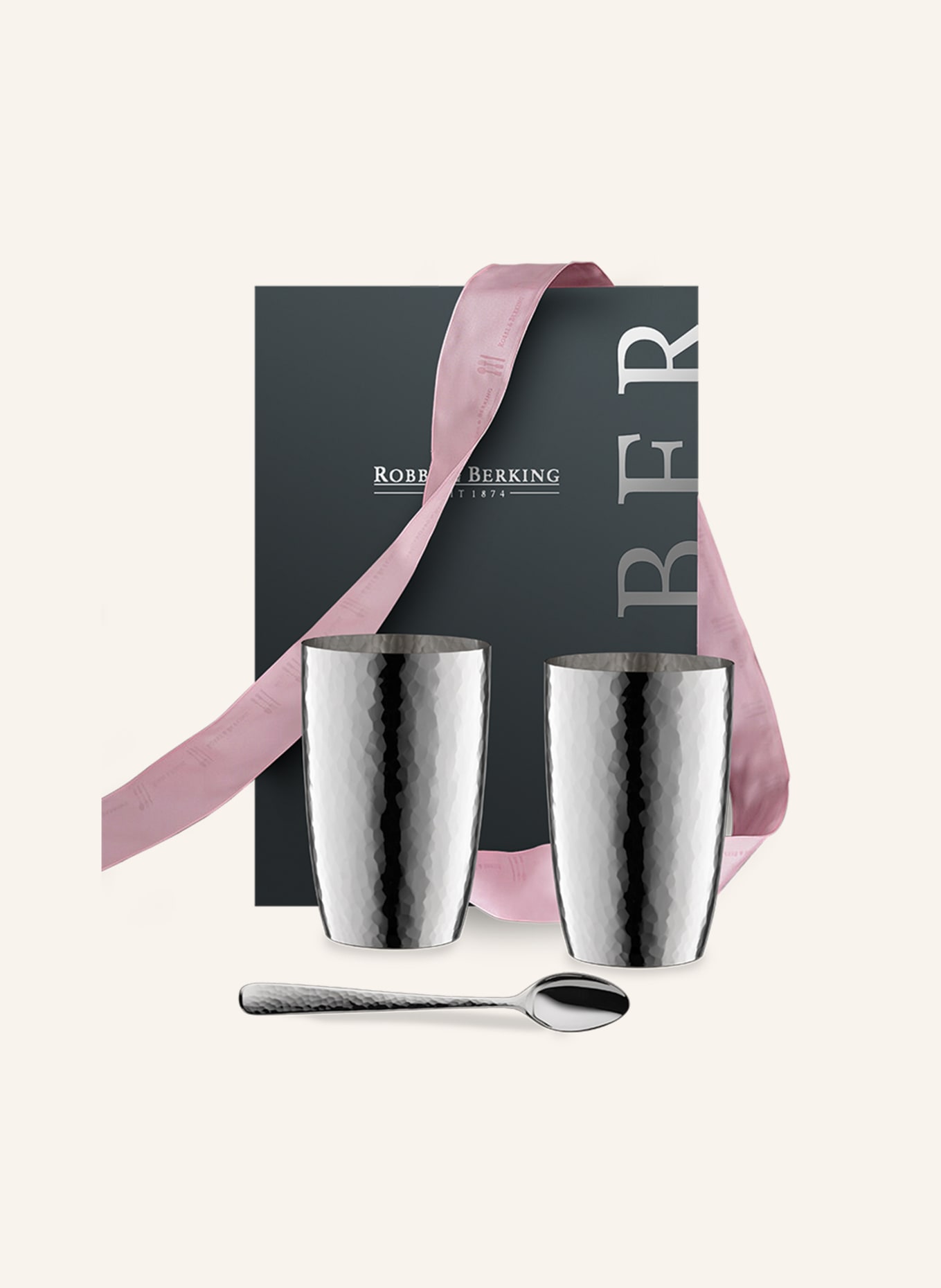 ROBBE & BERKING Longdrink-Geschenkset MARTELÉ (90g versilbert): SILBER
