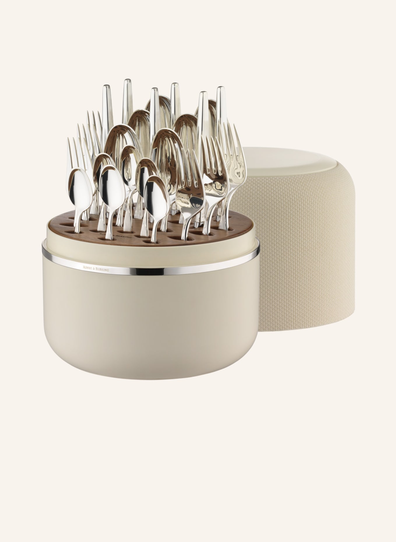 ROBBE & BERKING 24-tlg. Besteckset THE BOX CREME METROPOLITAN (925 Sterlingsilber), Farbe: SILBER (Bild 1)