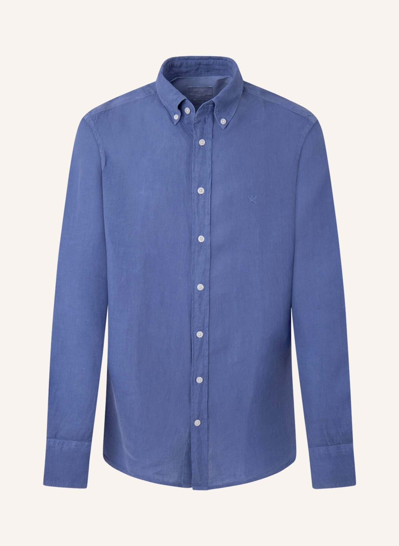 HACKETT LONDON Leinenhemd Slim Fit, Farbe: BLAU (Bild 1)