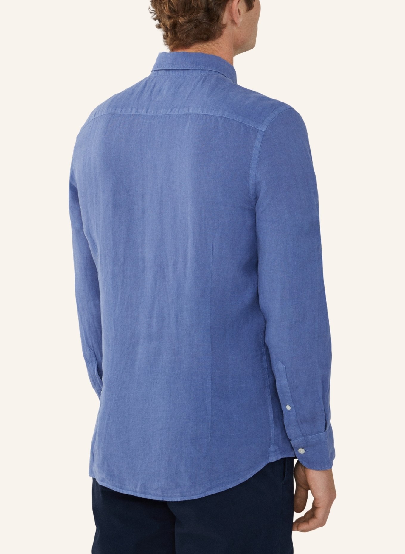 HACKETT LONDON Leinenhemd Slim Fit, Farbe: BLAU (Bild 2)