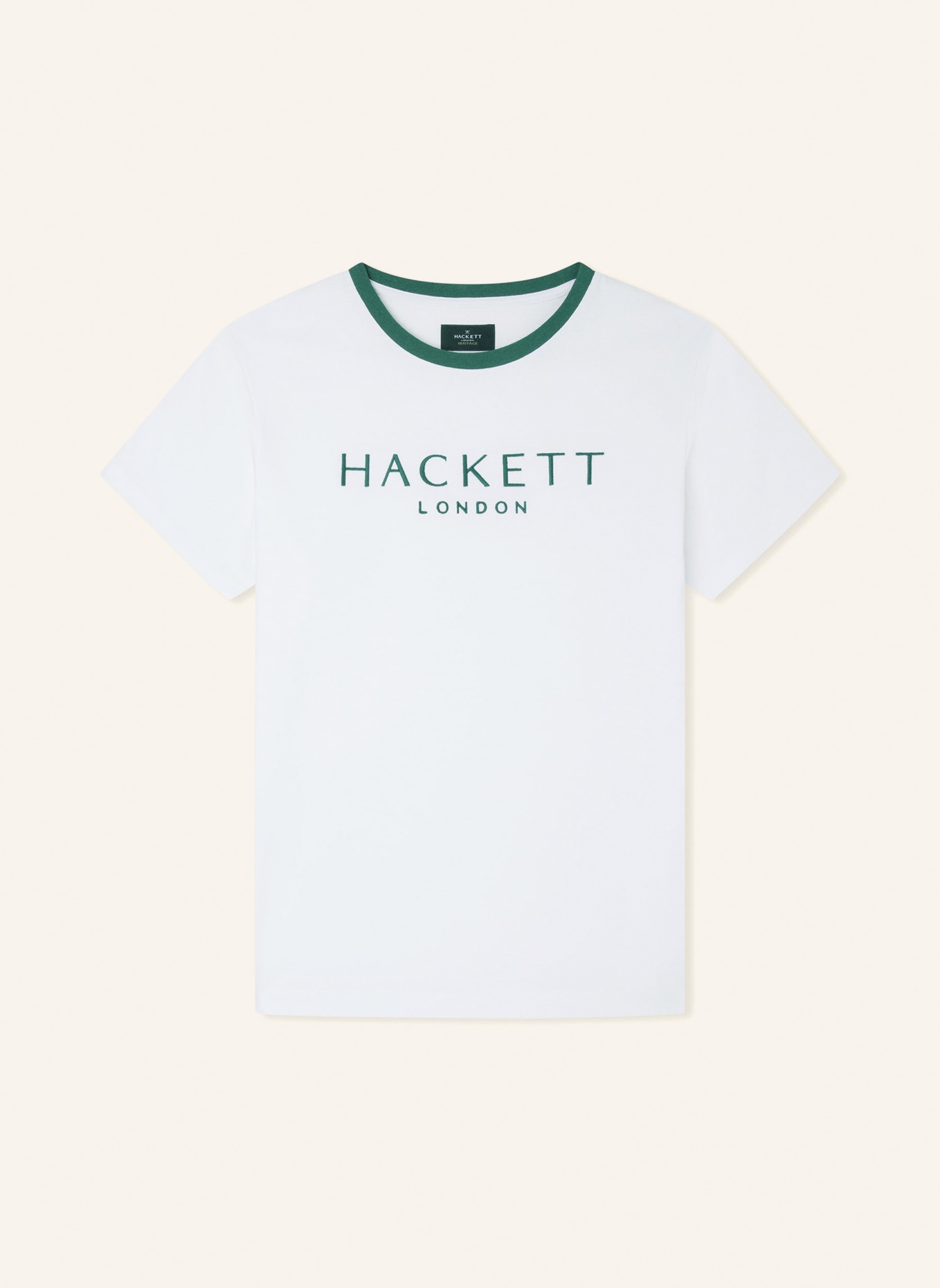 HACKETT LONDON T-Shirt HERITAGE CLASSIC TEE, Farbe: WEISS (Bild 1)