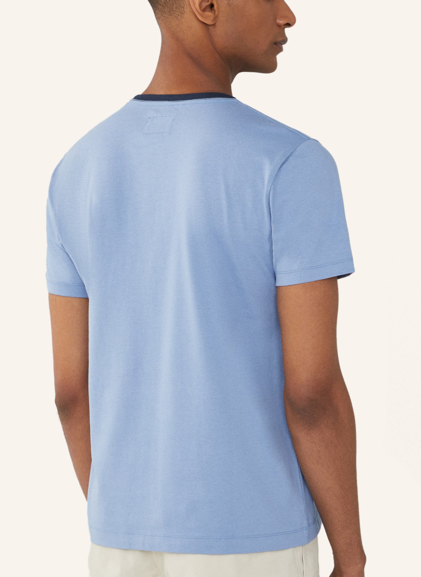 HACKETT LONDON T-Shirt HERITAGE CLASSIC TEE, Farbe: BLAU (Bild 2)
