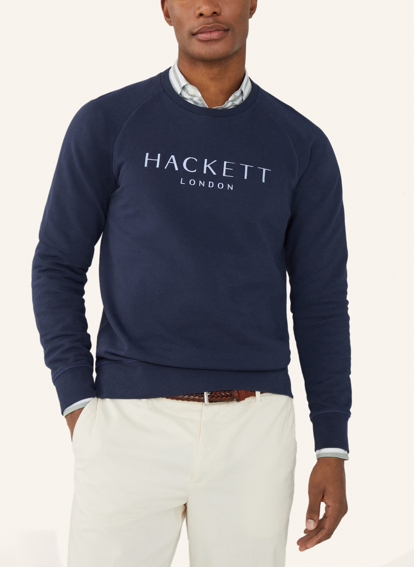 HACKETT LONDON Sweatshirt HERITAGE CREW, Farbe: DUNKELBLAU (Bild 3)