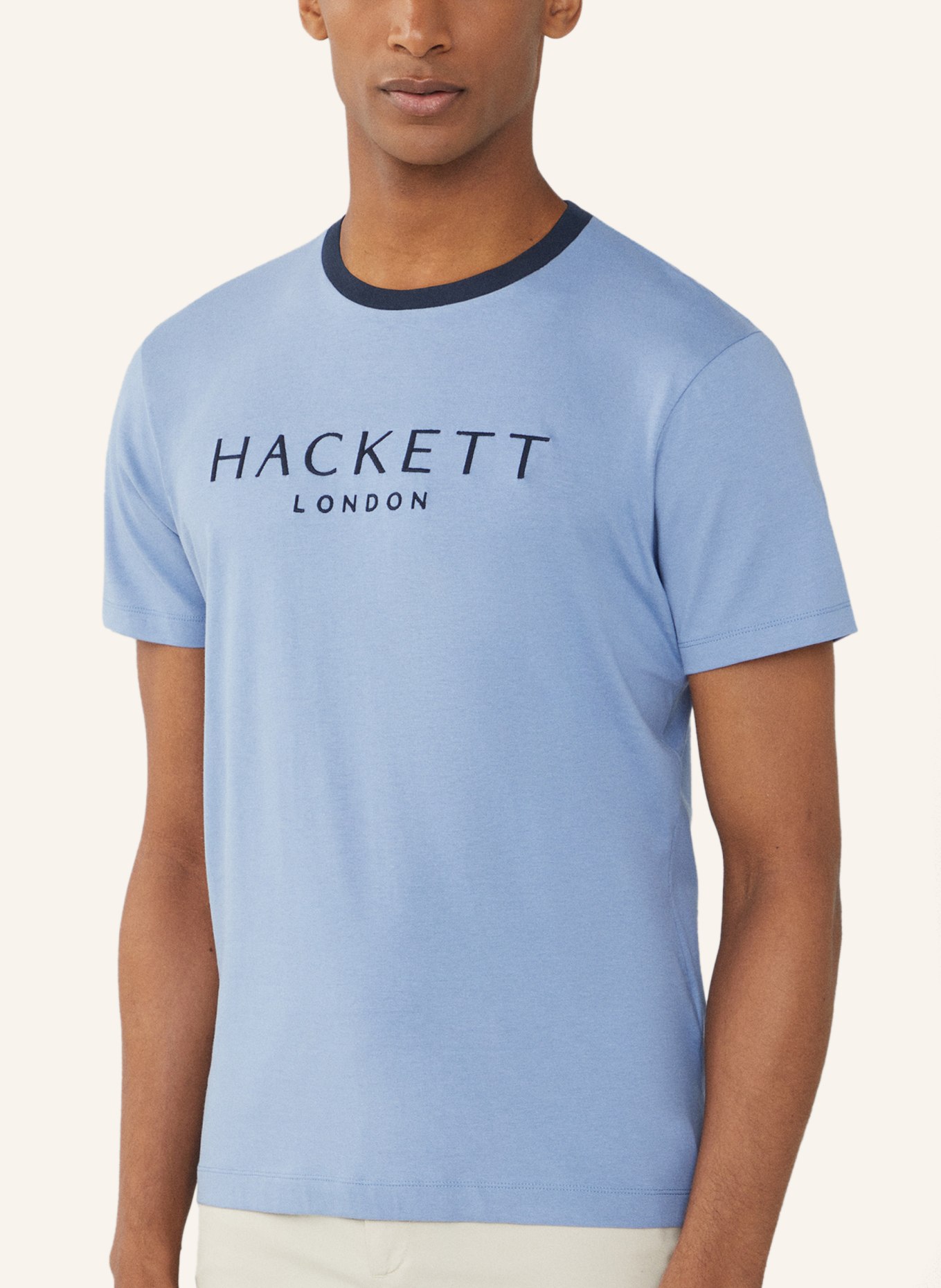 HACKETT LONDON T-Shirt HERITAGE CLASSIC TEE, Farbe: BLAU (Bild 3)