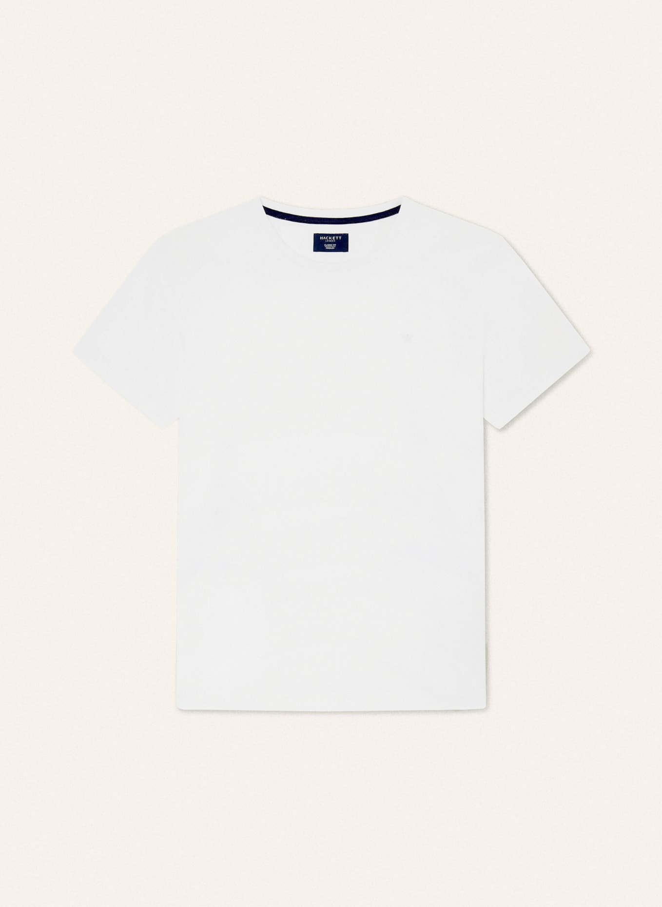 HACKETT LONDON T-Shirt PIMA COTTON, Farbe: WEISS (Bild 1)