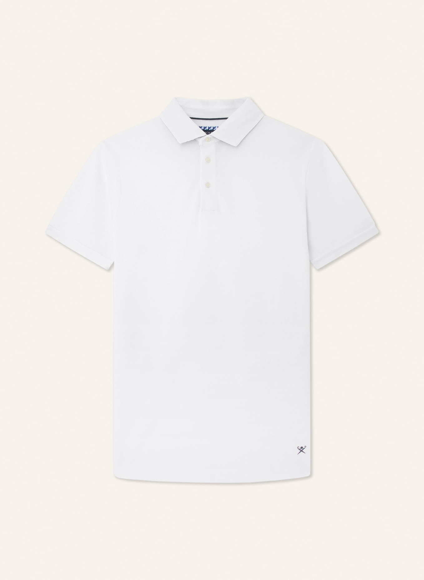 HACKETT LONDON Piqué-Poloshirt, Farbe: WEISS (Bild 1)