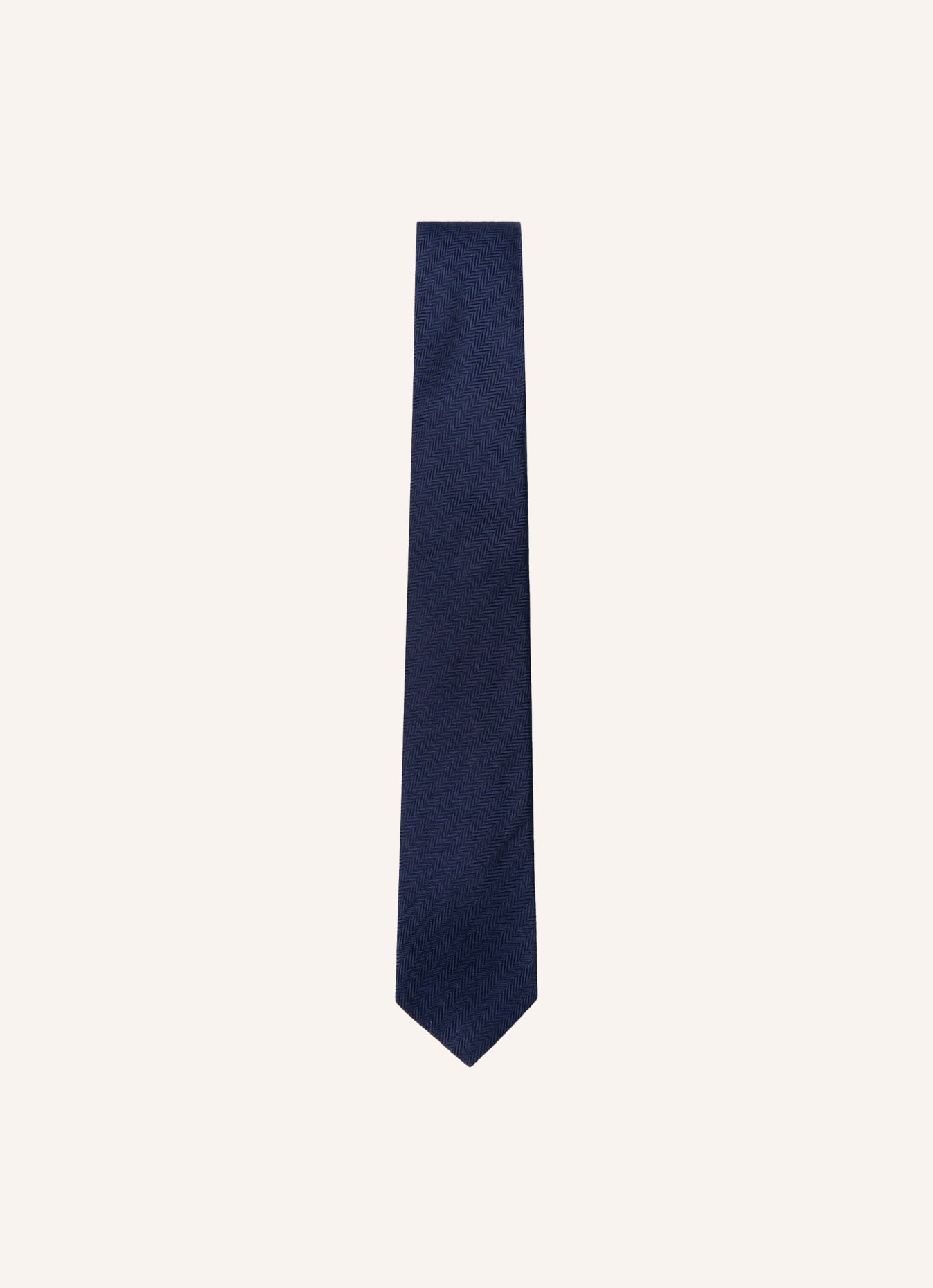 HACKETT LONDON Krawatte MELANGE HERRINGBONE, Farbe: DUNKELBLAU (Bild 1)