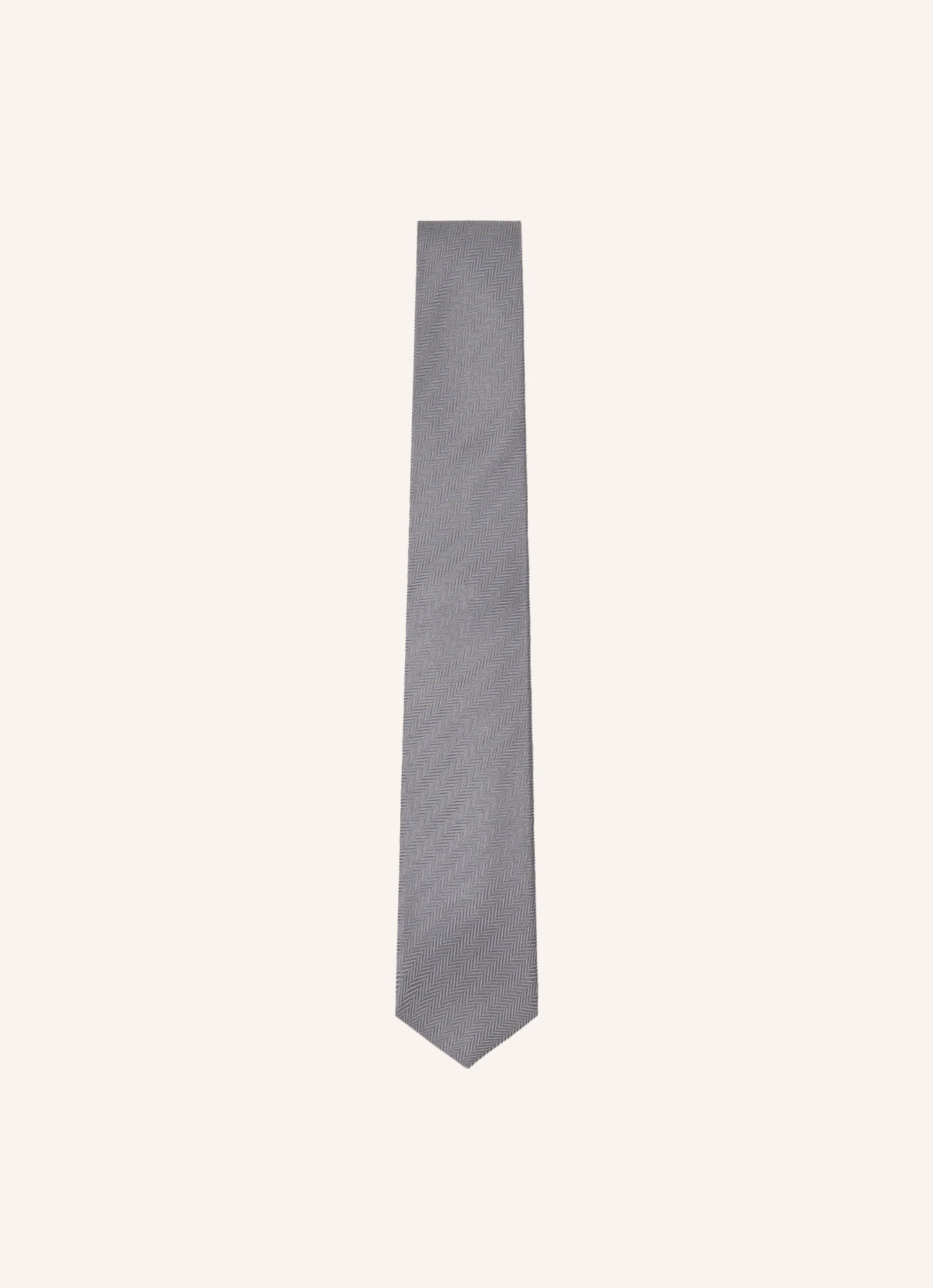 HACKETT LONDON Krawatte MELANGE HERRINGBONE, Farbe: GRAU (Bild 1)