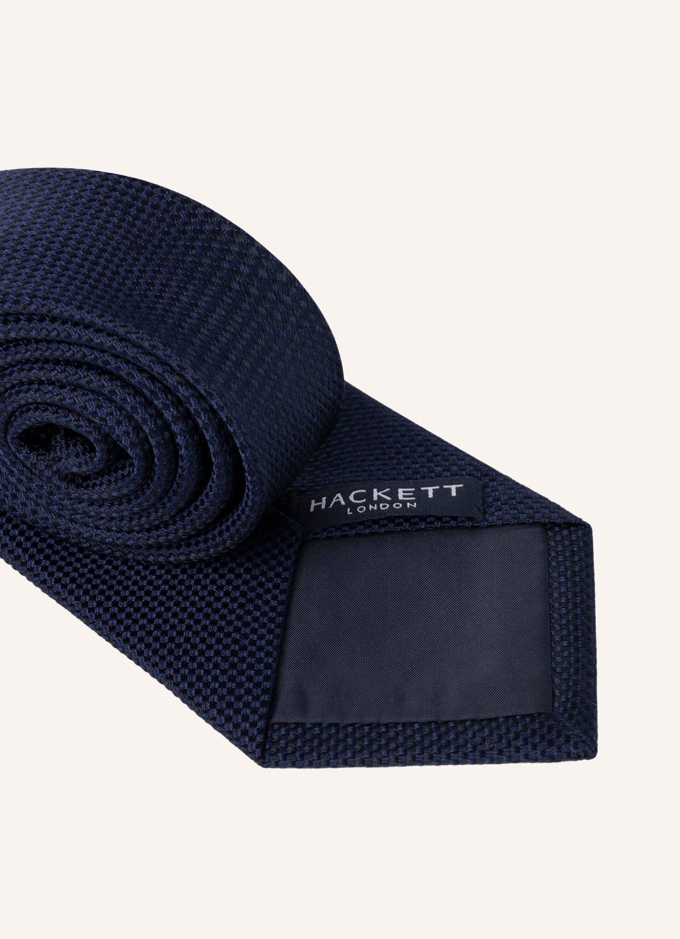 HACKETT LONDON Krawatte TRI COLOUR BOXT, Farbe: DUNKELBLAU (Bild 2)