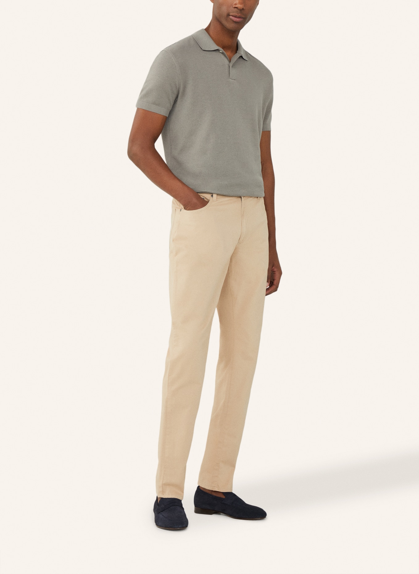 HACKETT LONDON 5-Pocket CORE 5PKT TRINITY, Farbe: KHAKI (Bild 6)