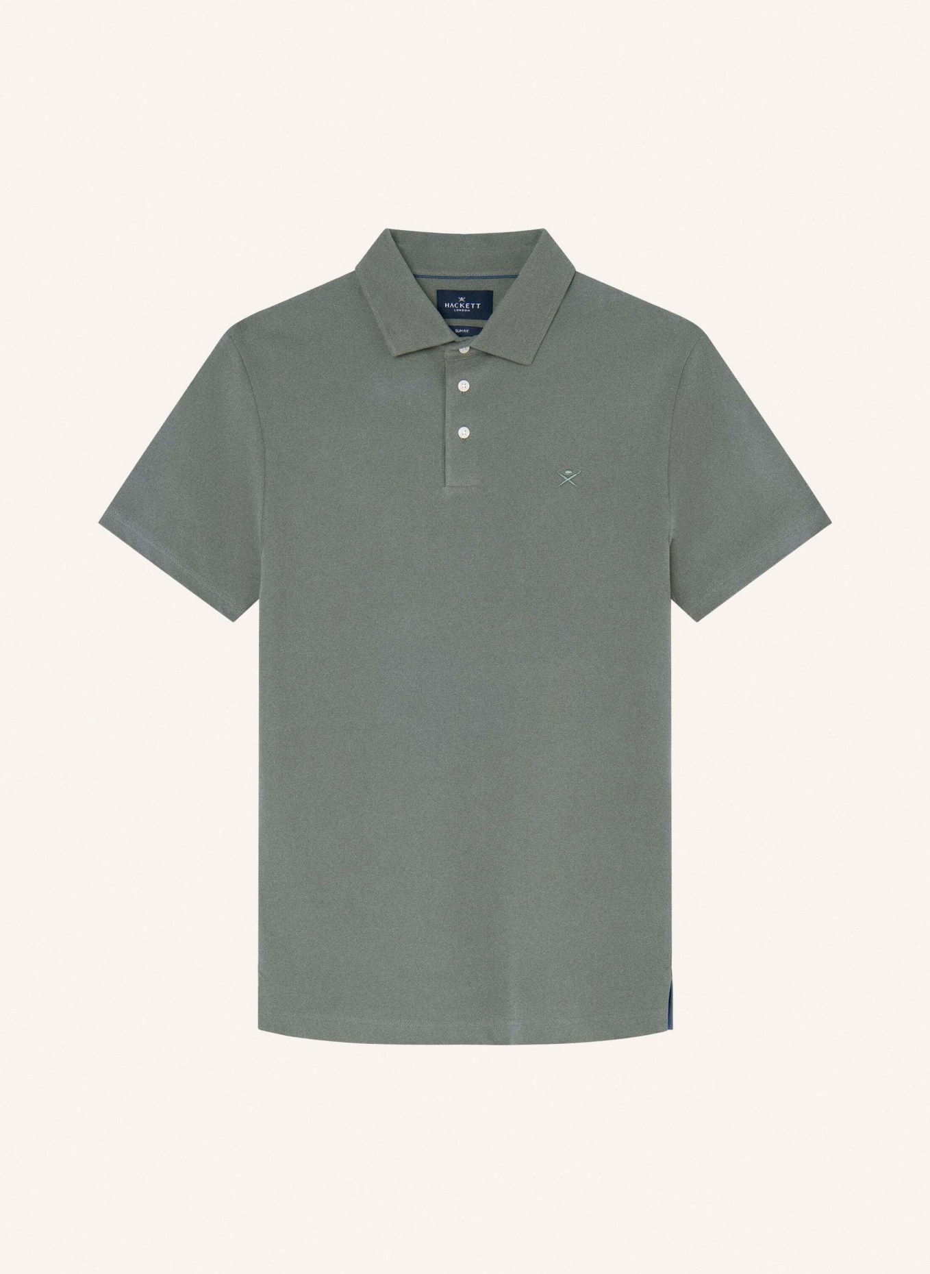 HACKETT LONDON Piqué-Poloshirt Slim Fit, Farbe: GRÜN (Bild 1)