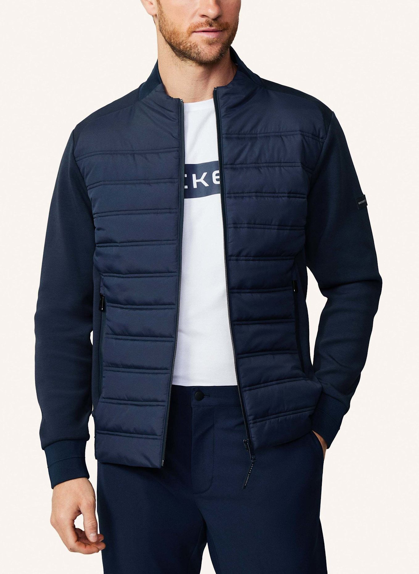 HACKETT LONDON Between Jacke HS HYBRID QUILT FZ, Farbe: DUNKELBLAU (Bild 5)