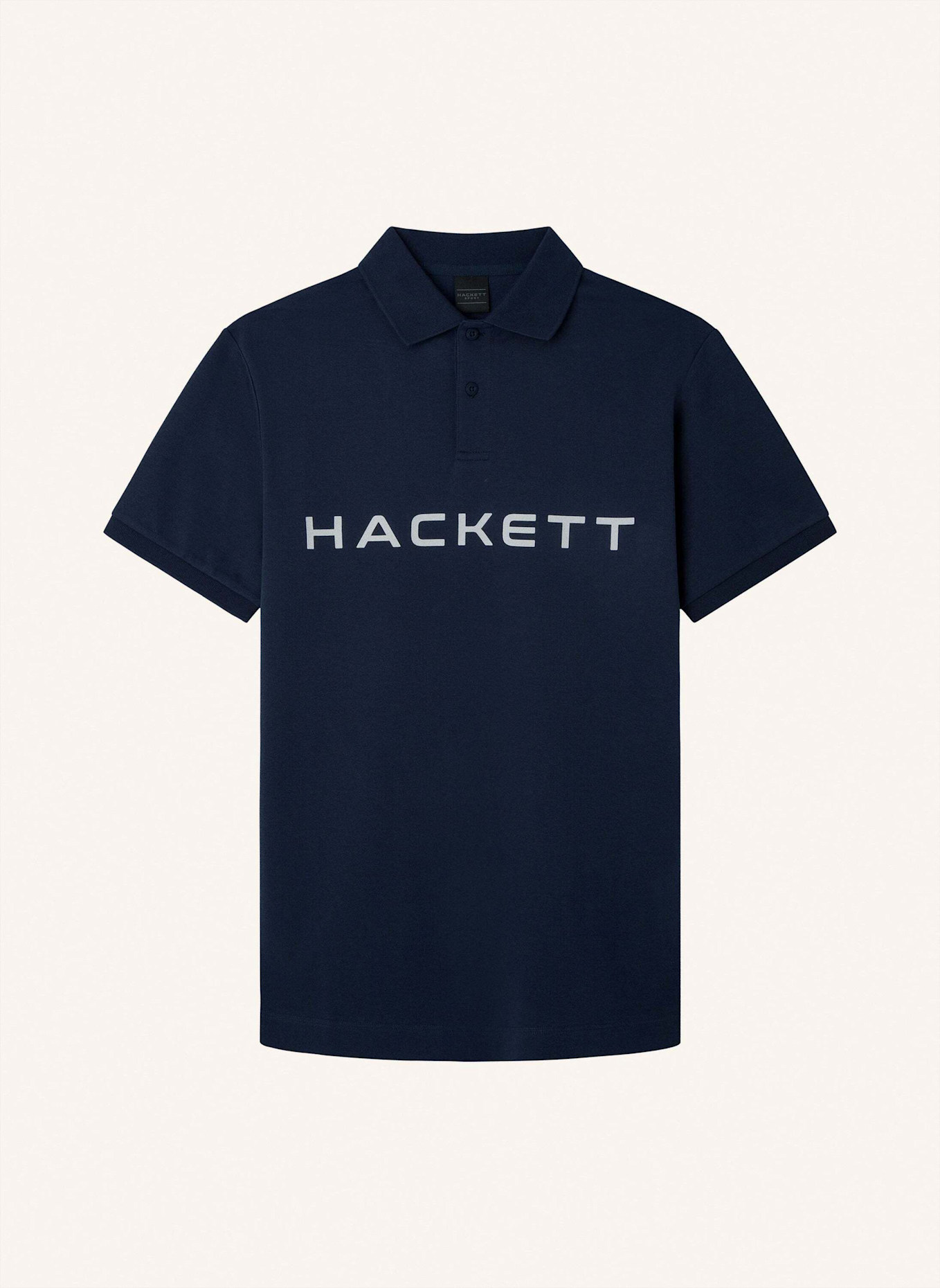 HACKETT LONDON Poloshirt HS ESSENTIAL POLO, Farbe: BLAU/ WEISS (Bild 1)