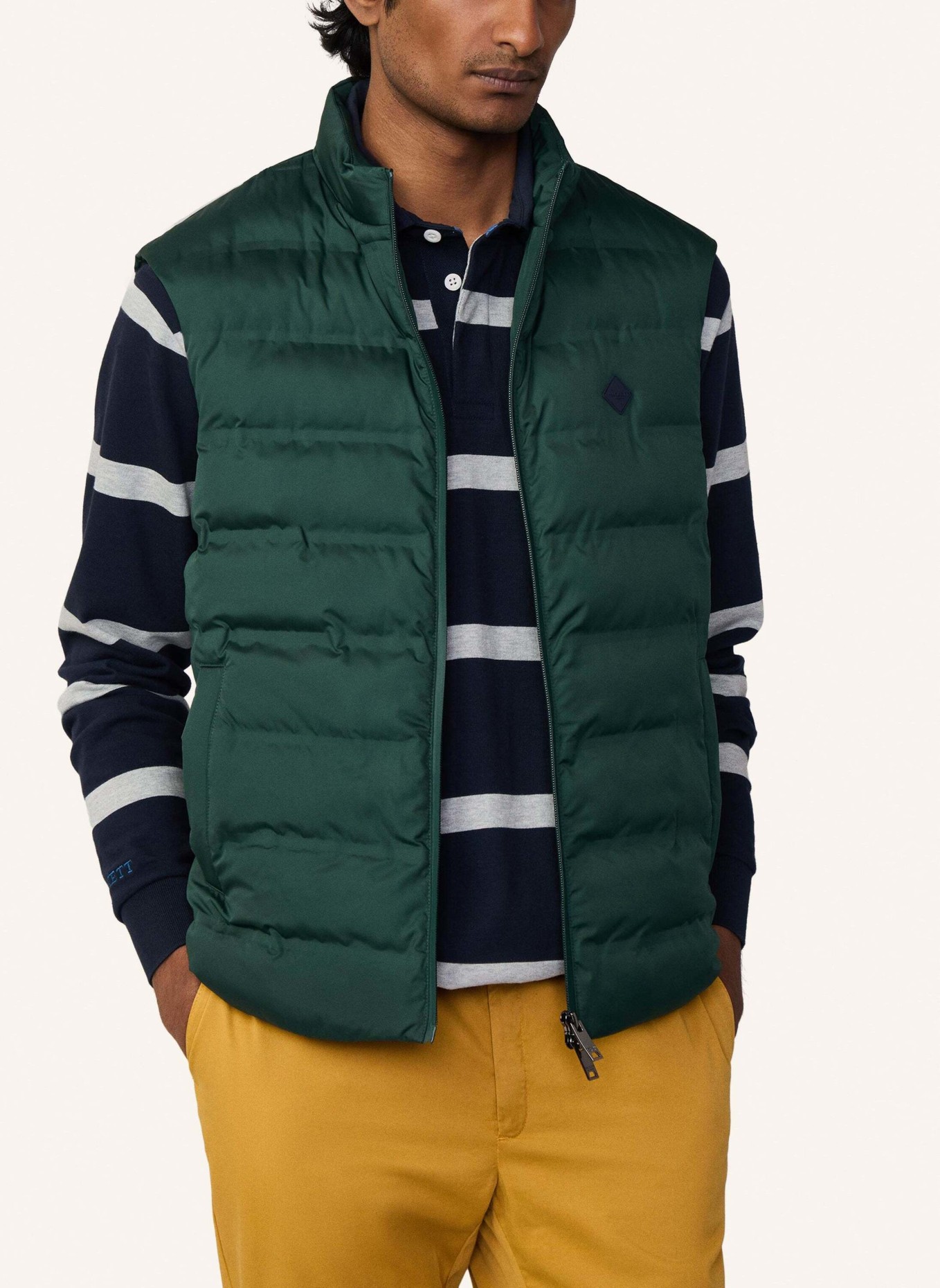 HACKETT LONDON Gilet LW GILET H, Farbe: DUNKELGRÜN (Bild 4)