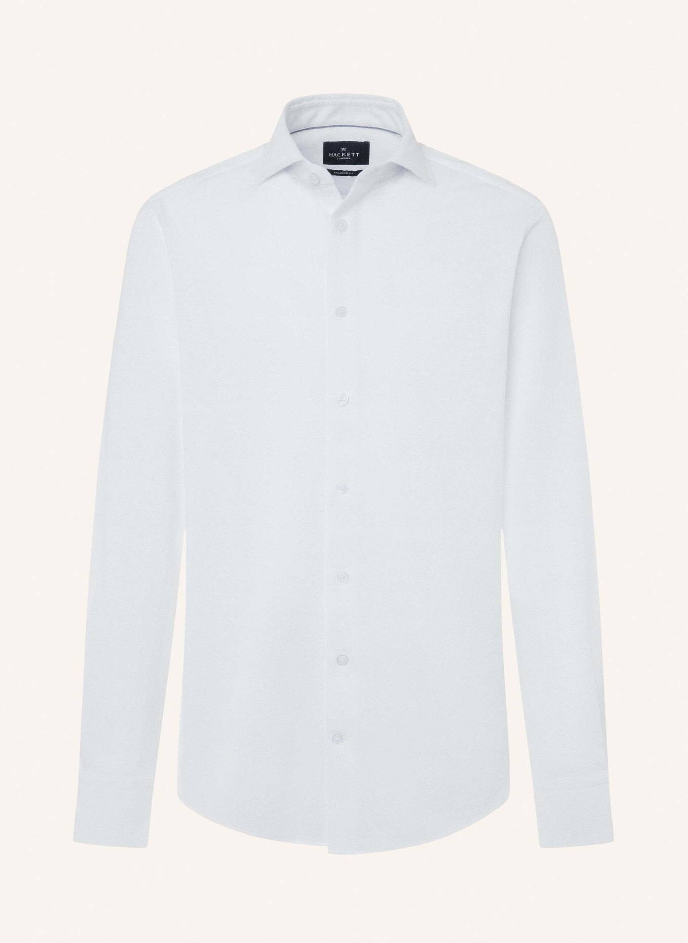 HACKETT LONDON Freizeithemd JERSEY PIQUE, Farbe: WEISS (Bild 1)