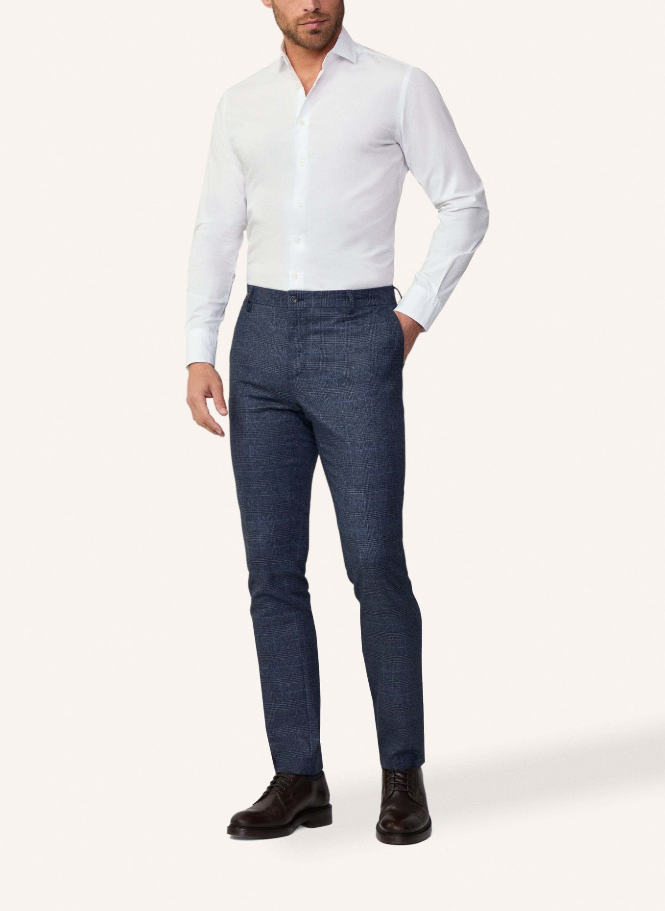 HACKETT LONDON Freizeithemd ESS GMT DYE STRET POP, Farbe: WEISS (Bild 4)