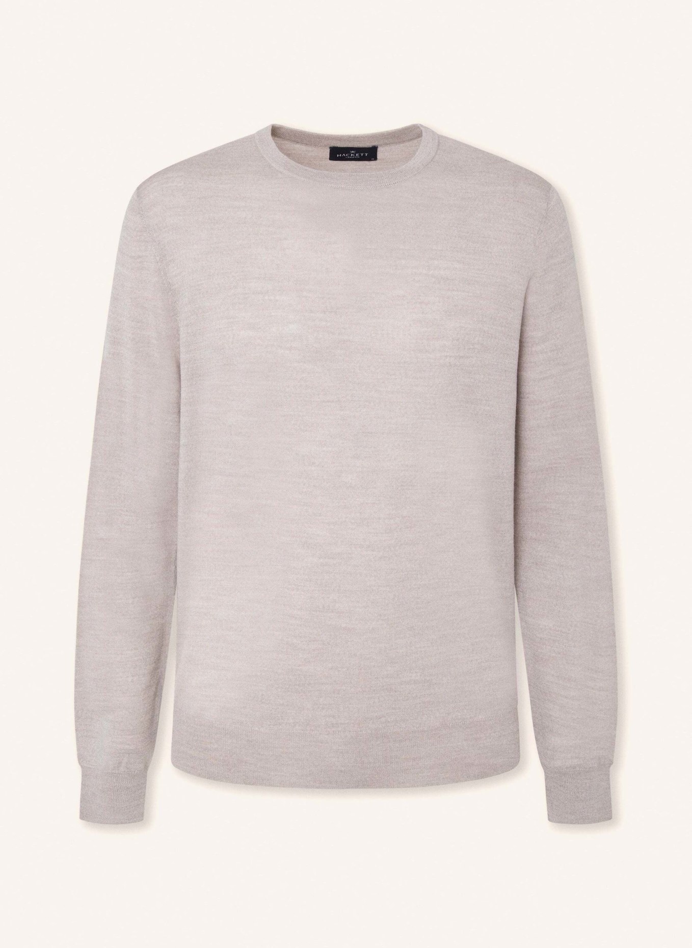 HACKETT LONDON Pullover GMD MERINO SILK CREW, Farbe: BEIGE (Bild 1)