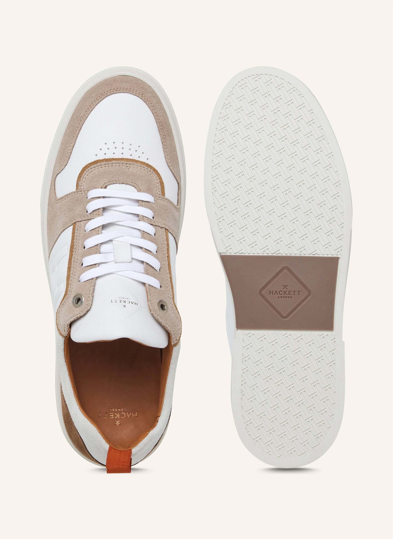 HACKETT LONDON Sneaker HACKNEY DEXTONE, Farbe: BEIGE (Bild 4)