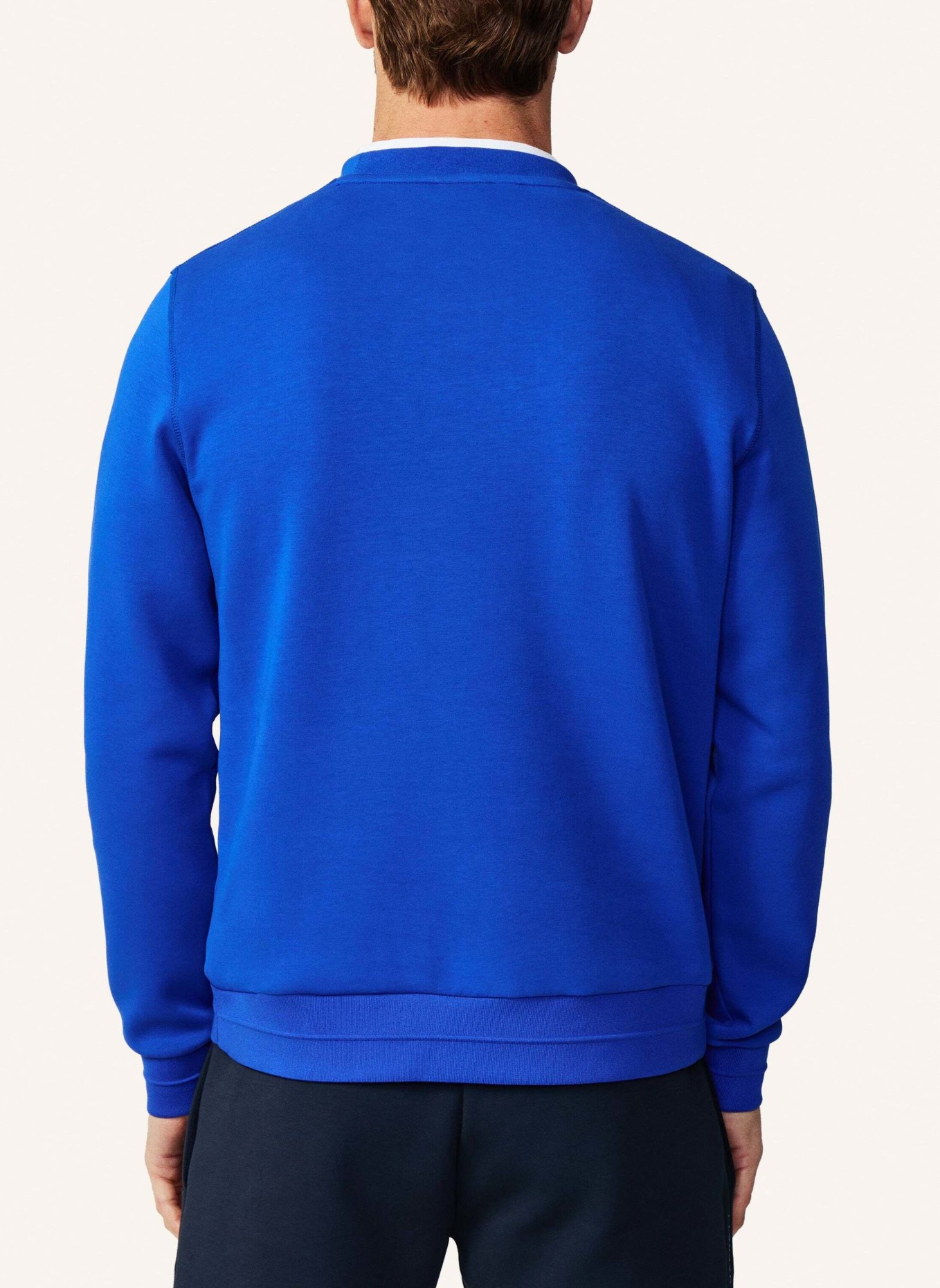 HACKETT LONDON Sweatshirt HS EMBOSSED CREW, Farbe: BLAU (Bild 2)