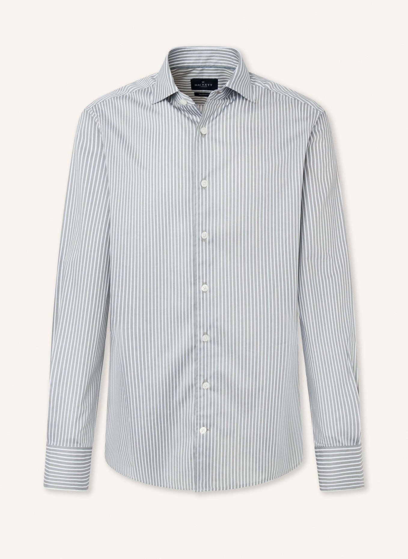 HACKETT LONDON Freizeithemd TWILL STRIPE, Farbe: GRÜN/ WEISS (Bild 1)