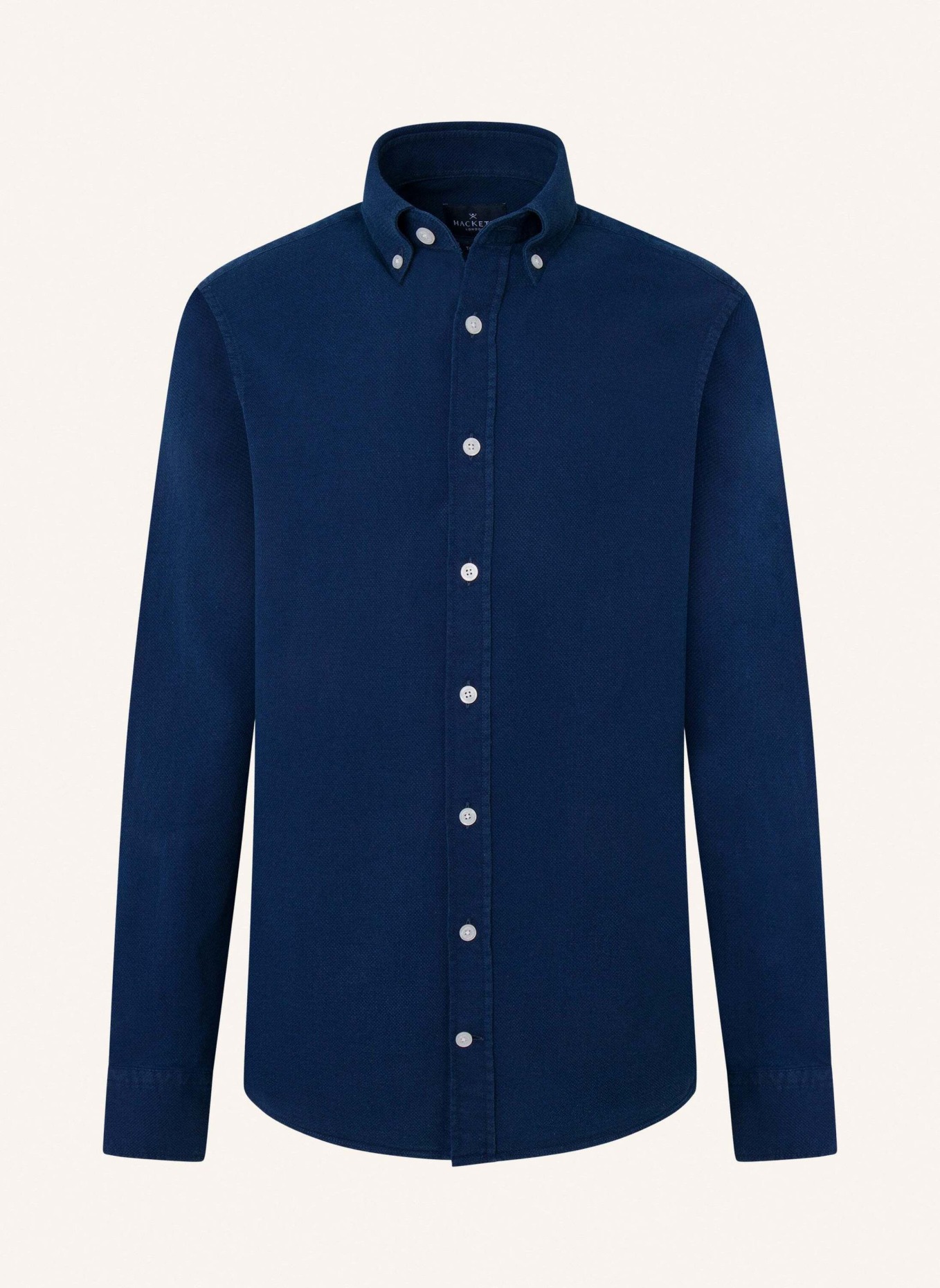 HACKETT LONDON Freizeithemd TEXTURED DENIM, Farbe: DUNKELBLAU (Bild 1)