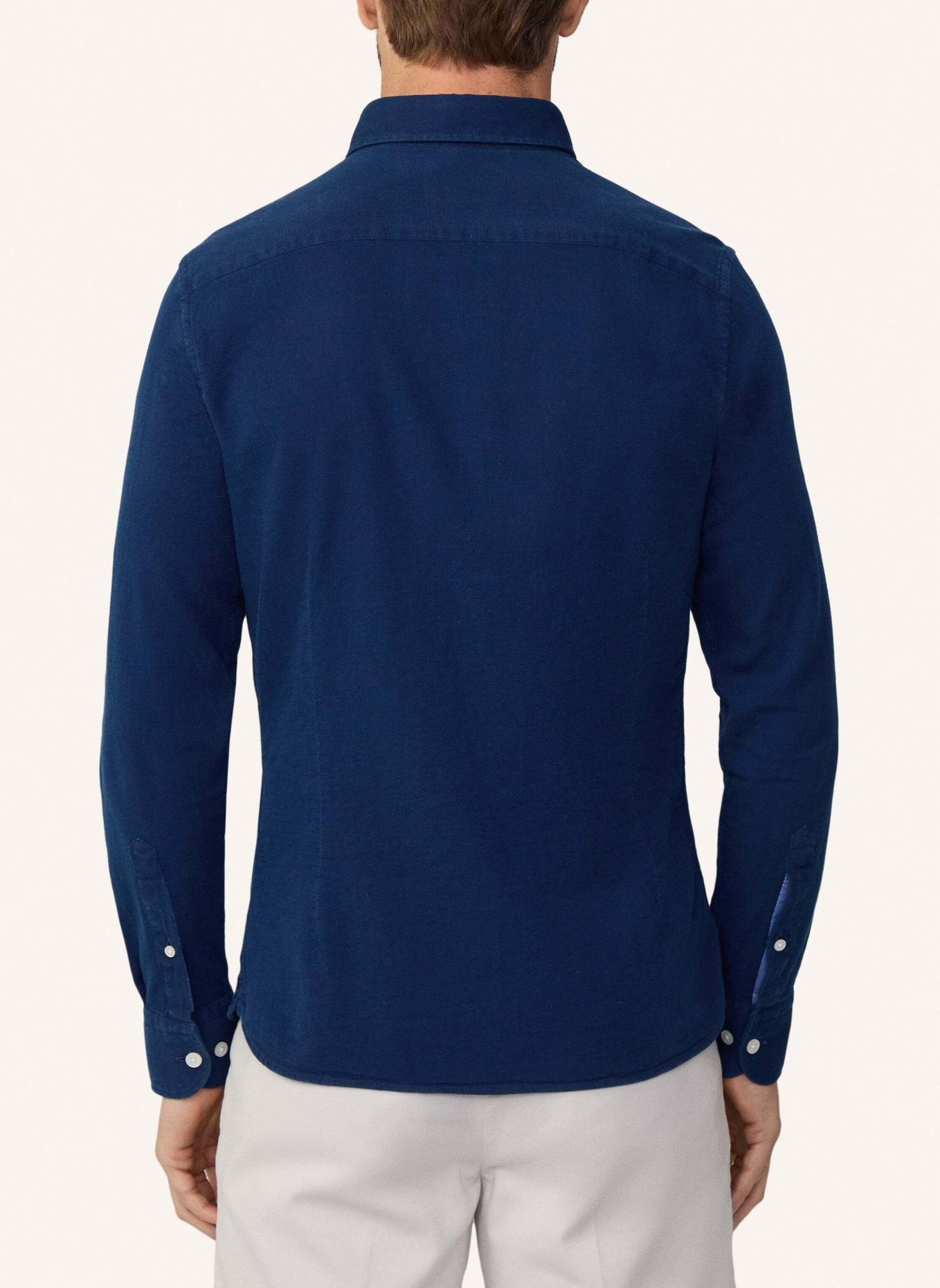 HACKETT LONDON Freizeithemd TEXTURED DENIM, Farbe: DUNKELBLAU (Bild 2)