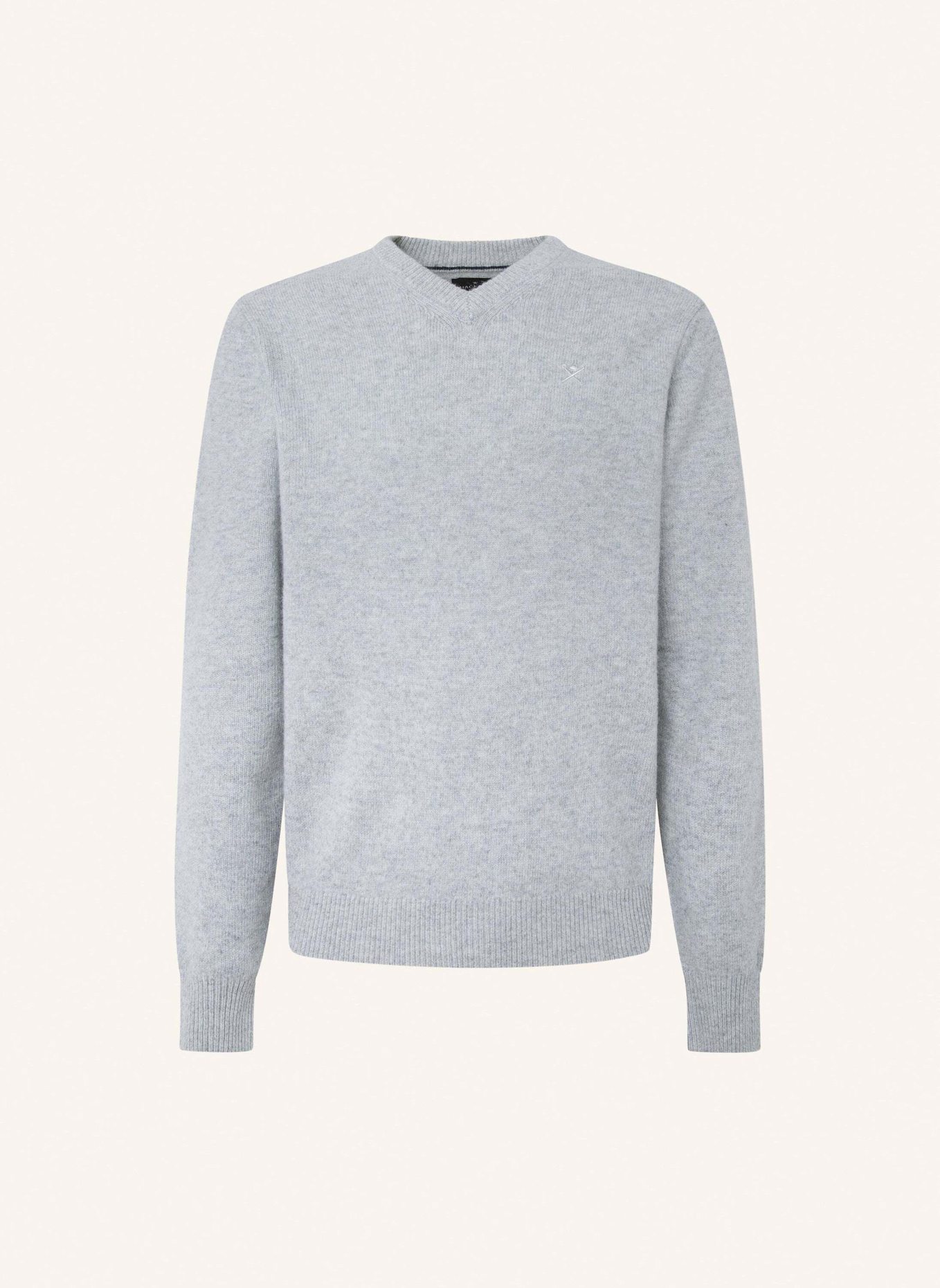 HACKETT LONDON Sweatshirt LAMBSWOOL V NECK (Bild 1)