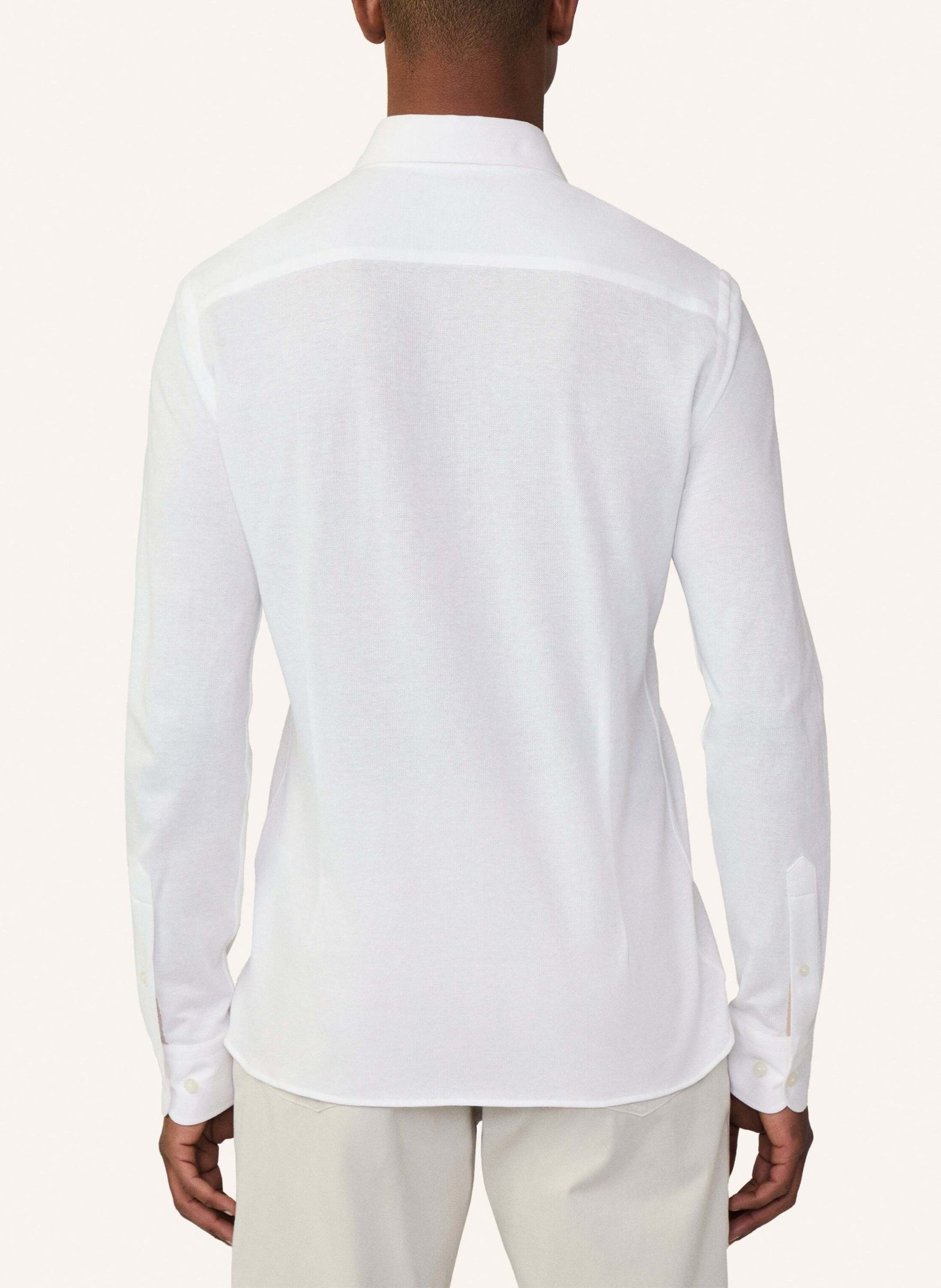 HACKETT LONDON Freizeithemd JERSEY PIQUE, Farbe: WEISS (Bild 2)