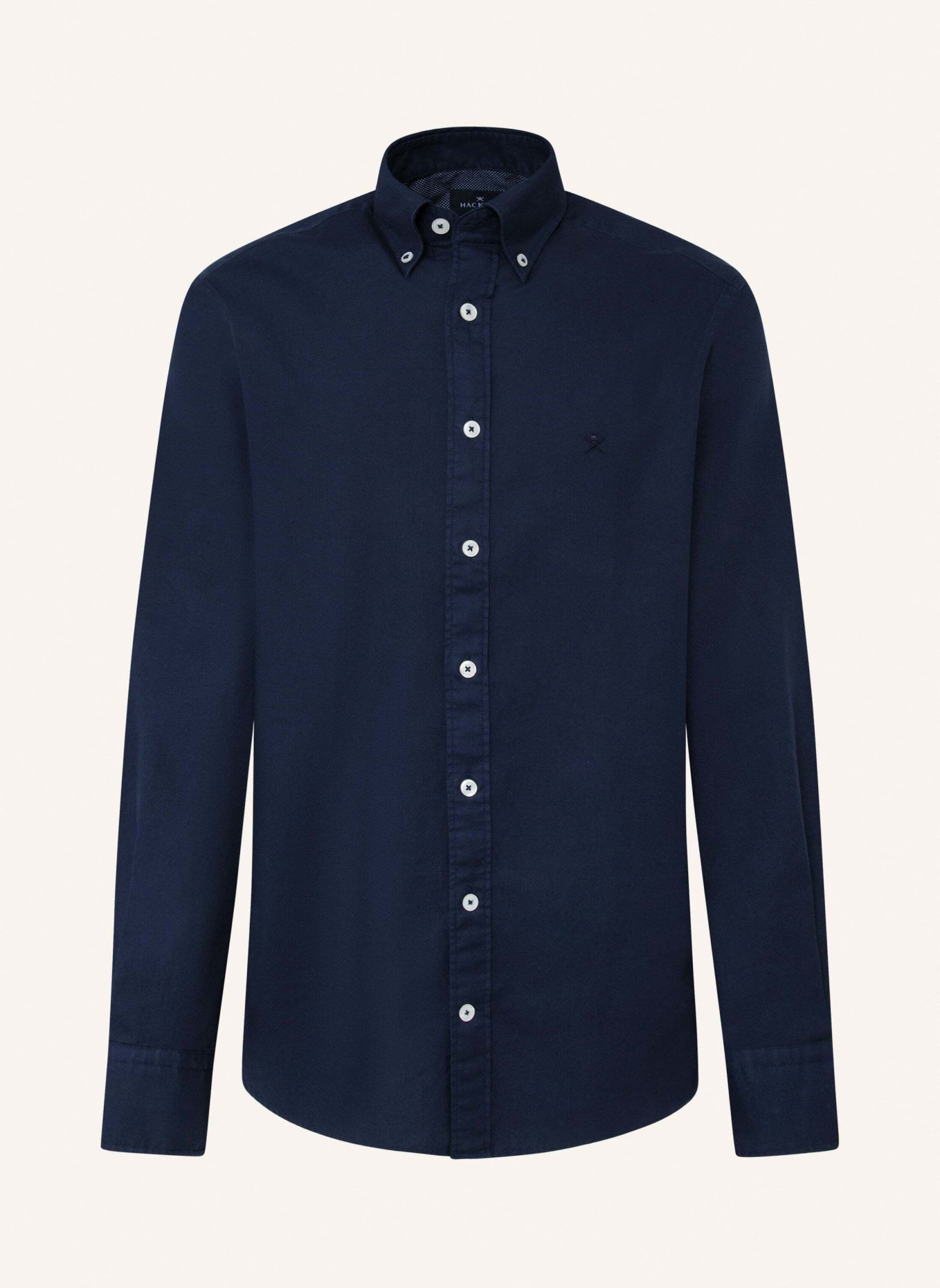 HACKETT LONDON Freizeithemd ESS GMT DYED OXFORD, Farbe: DUNKELBLAU (Bild 1)